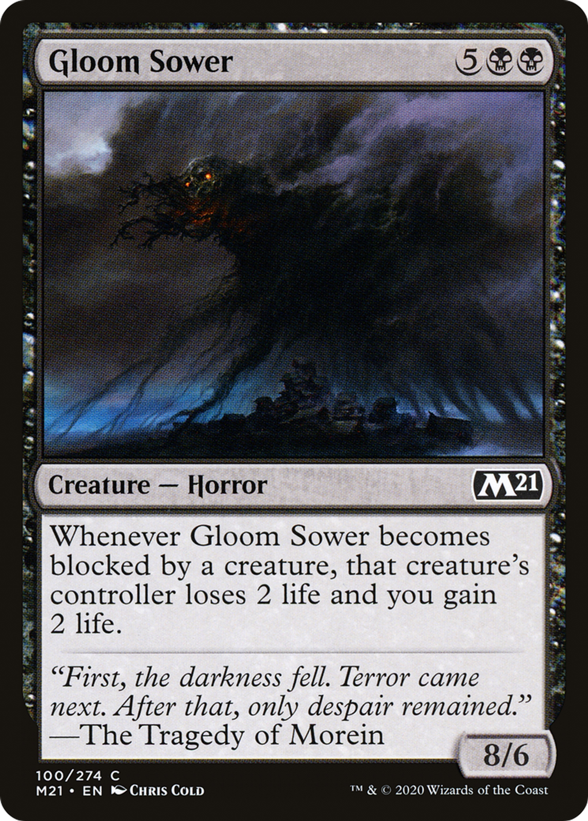 Gloom Sower — Core Set 2021 — Magic: The Gathering