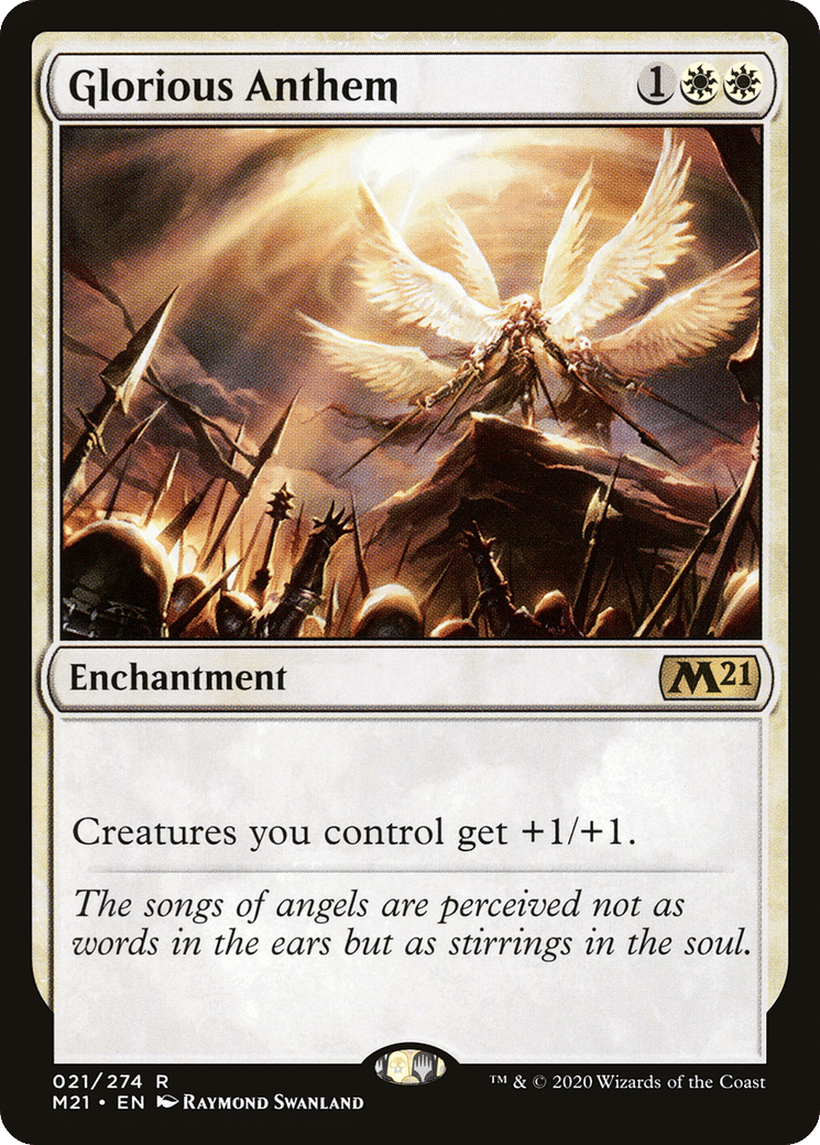 Glorious Anthem — Core Set 2021 — Magic: The Gathering