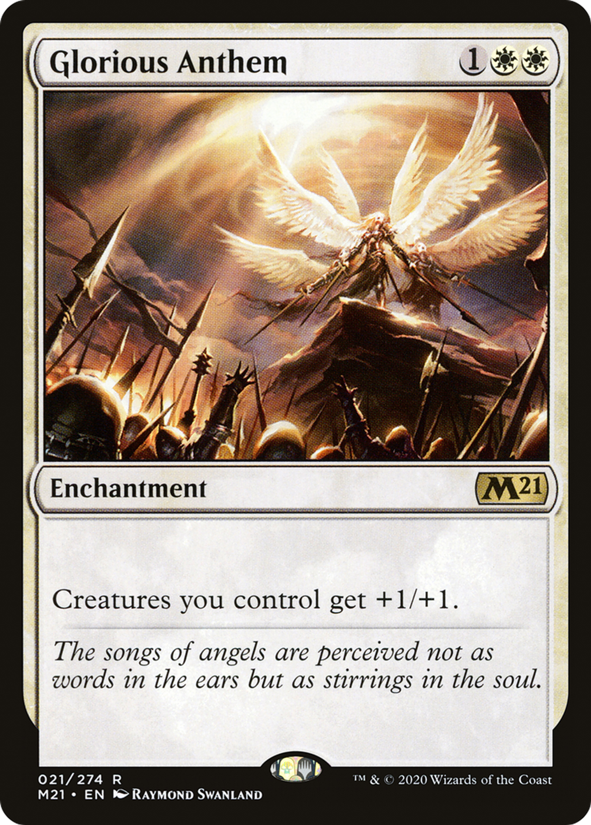 Glorious Anthem — Core Set 2021 — Magic: The Gathering