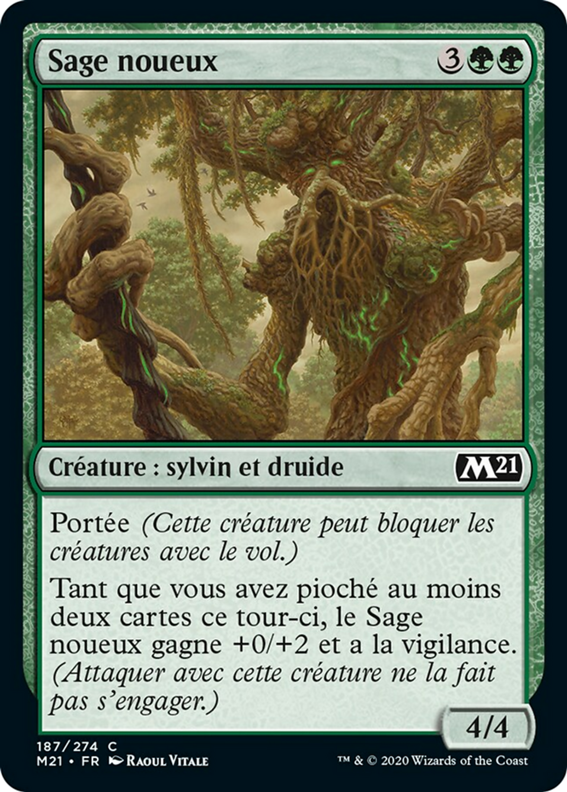 Sage noueux — Core Set 2021 — Magic: The Gathering