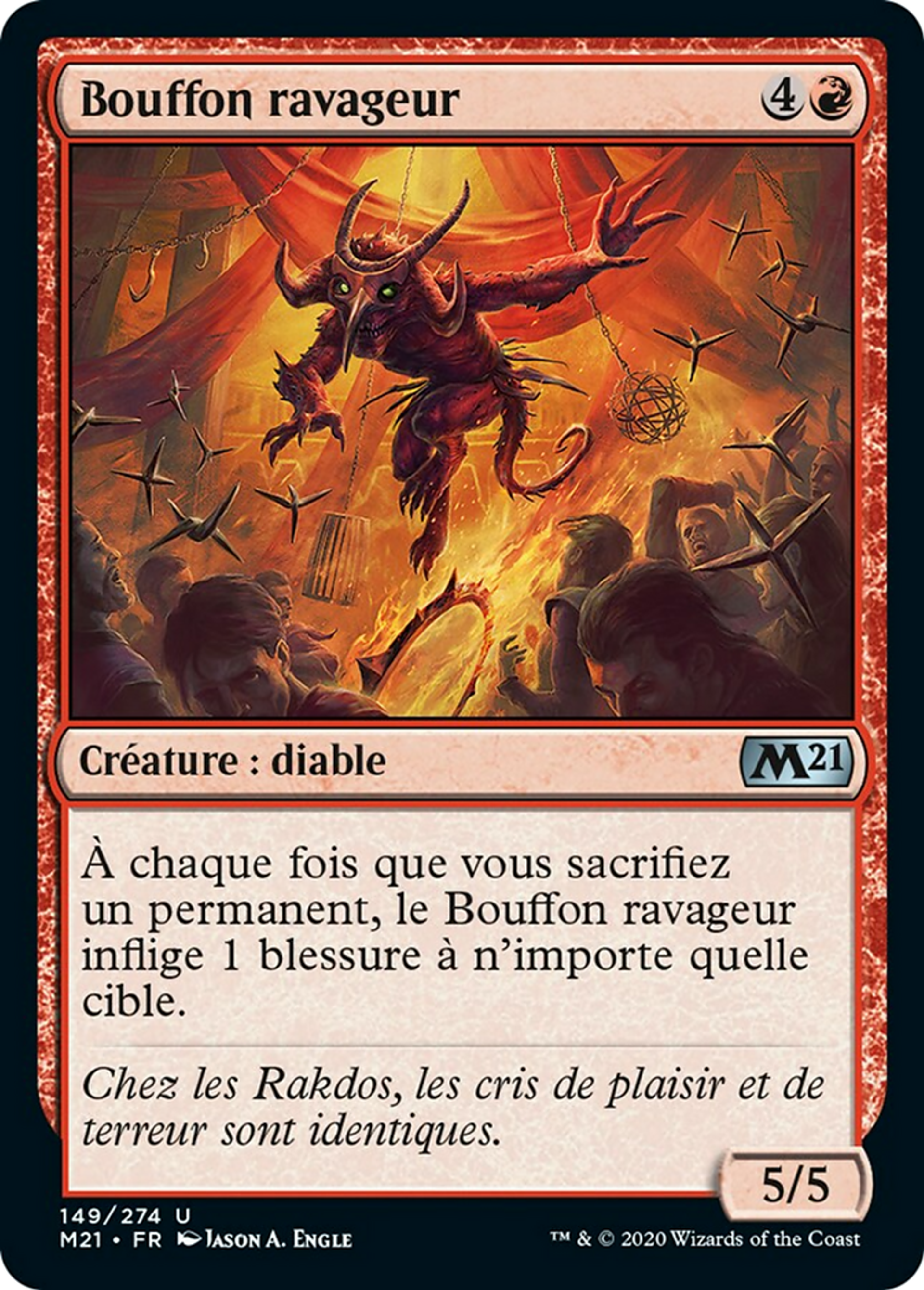 Bouffon ravageur — Core Set 2021 — Magic: The Gathering