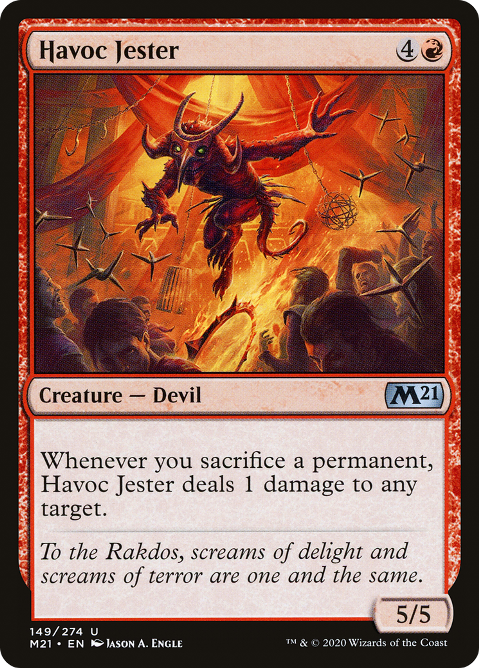 Havoc Jester — Core Set 2021 — Magic: The Gathering