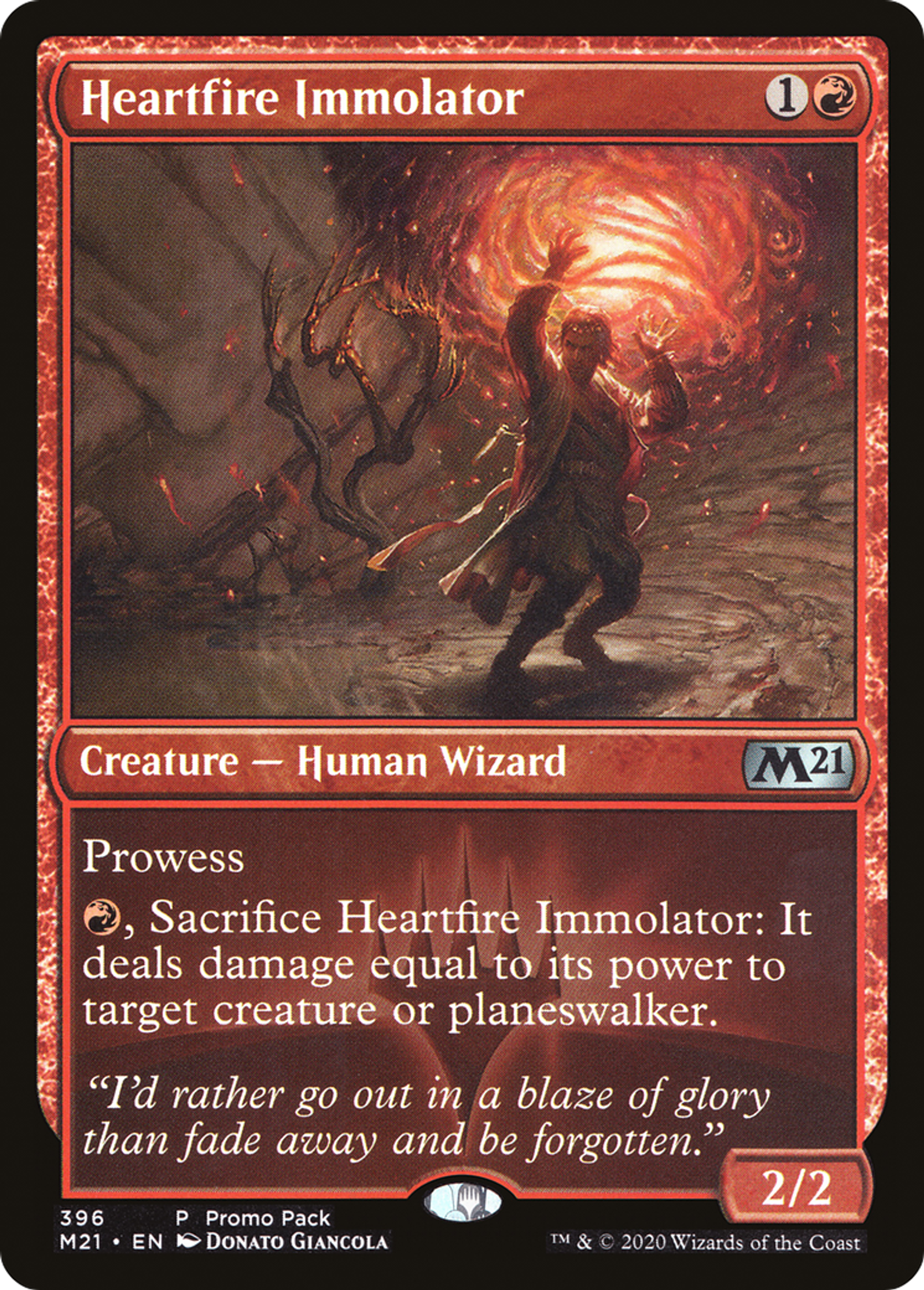 Immolateur pyrocœur — Core Set 2021 — Magic: The Gathering