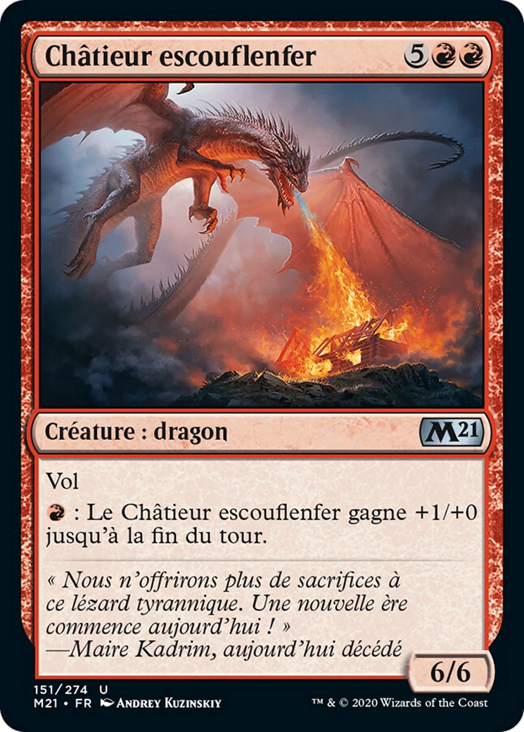 Châtieur escouflenfer — Core Set 2021 — Magic: The Gathering