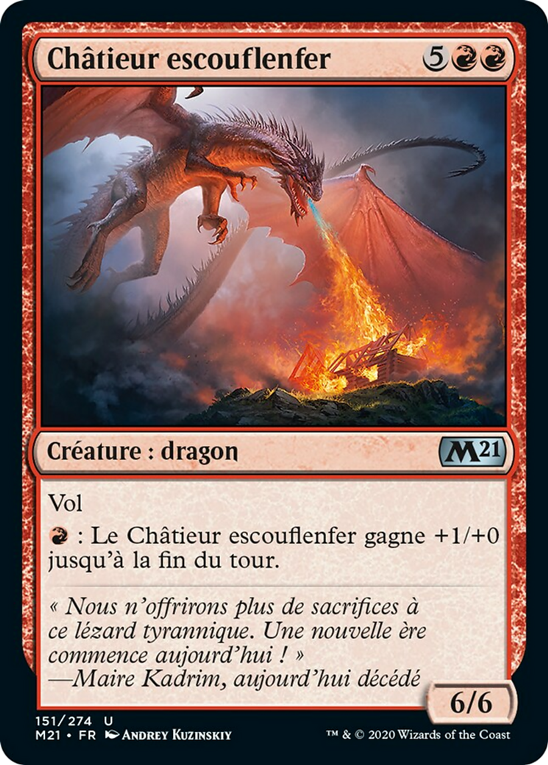 Châtieur escouflenfer — Core Set 2021 — Magic: The Gathering