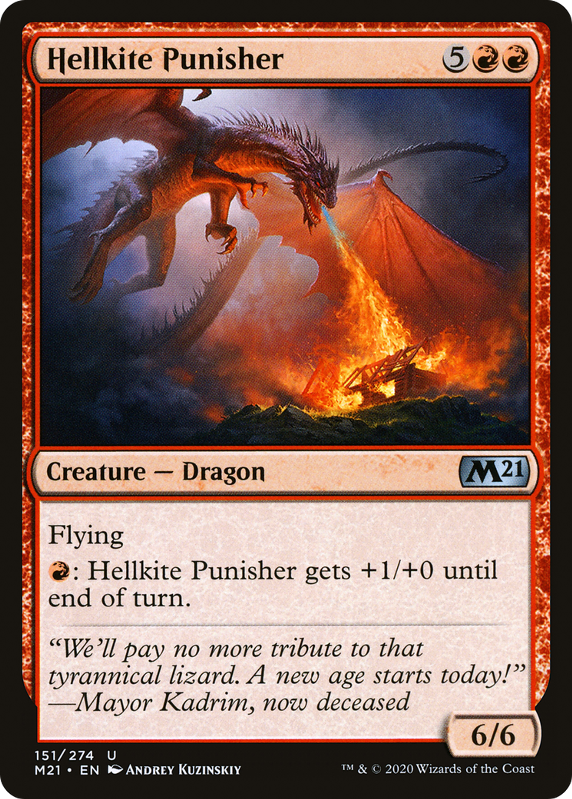 Hellkite Punisher — Core Set 2021 — Magic: The Gathering