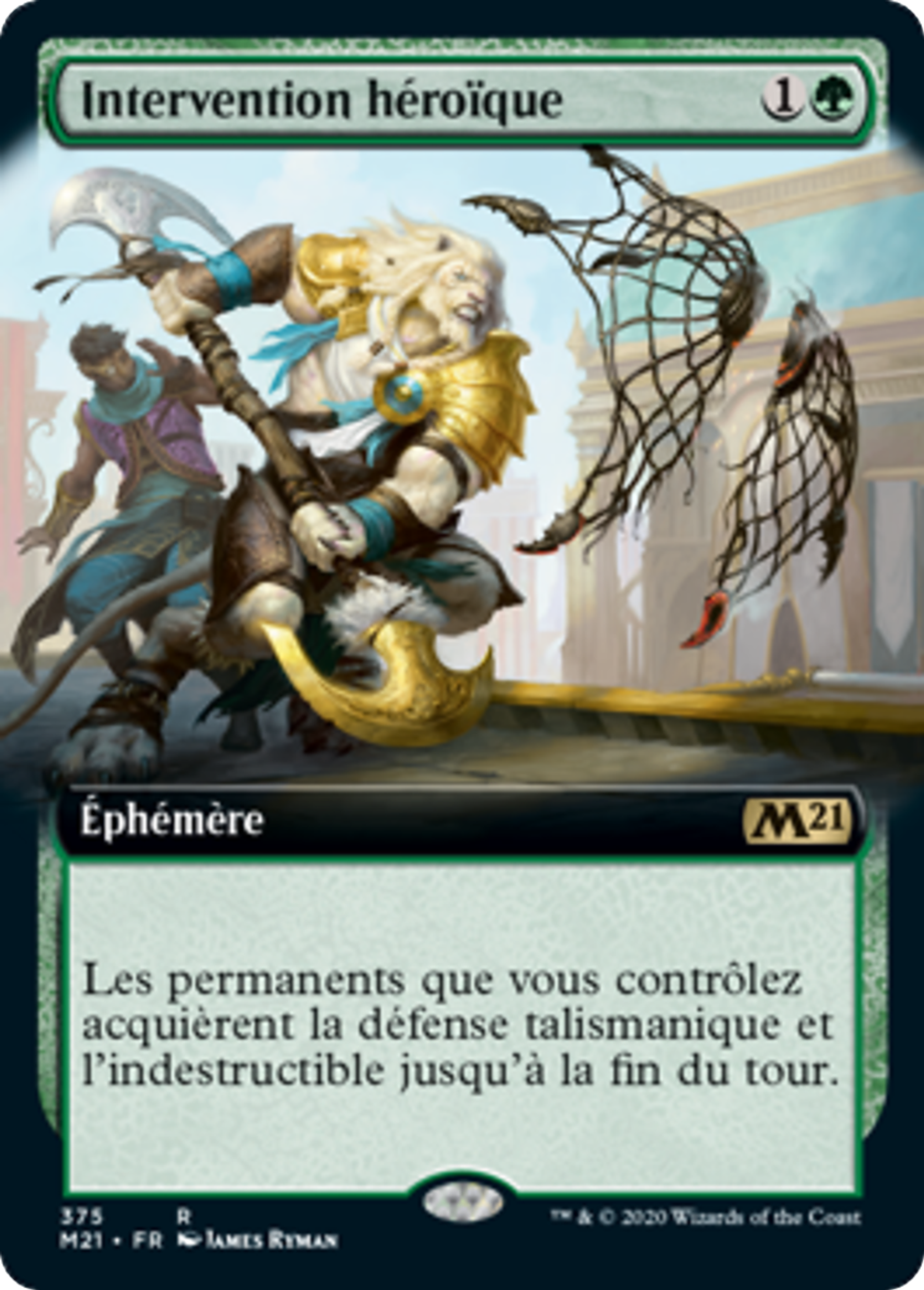Intervention héroïque — Core Set 2021 — Magic: The Gathering