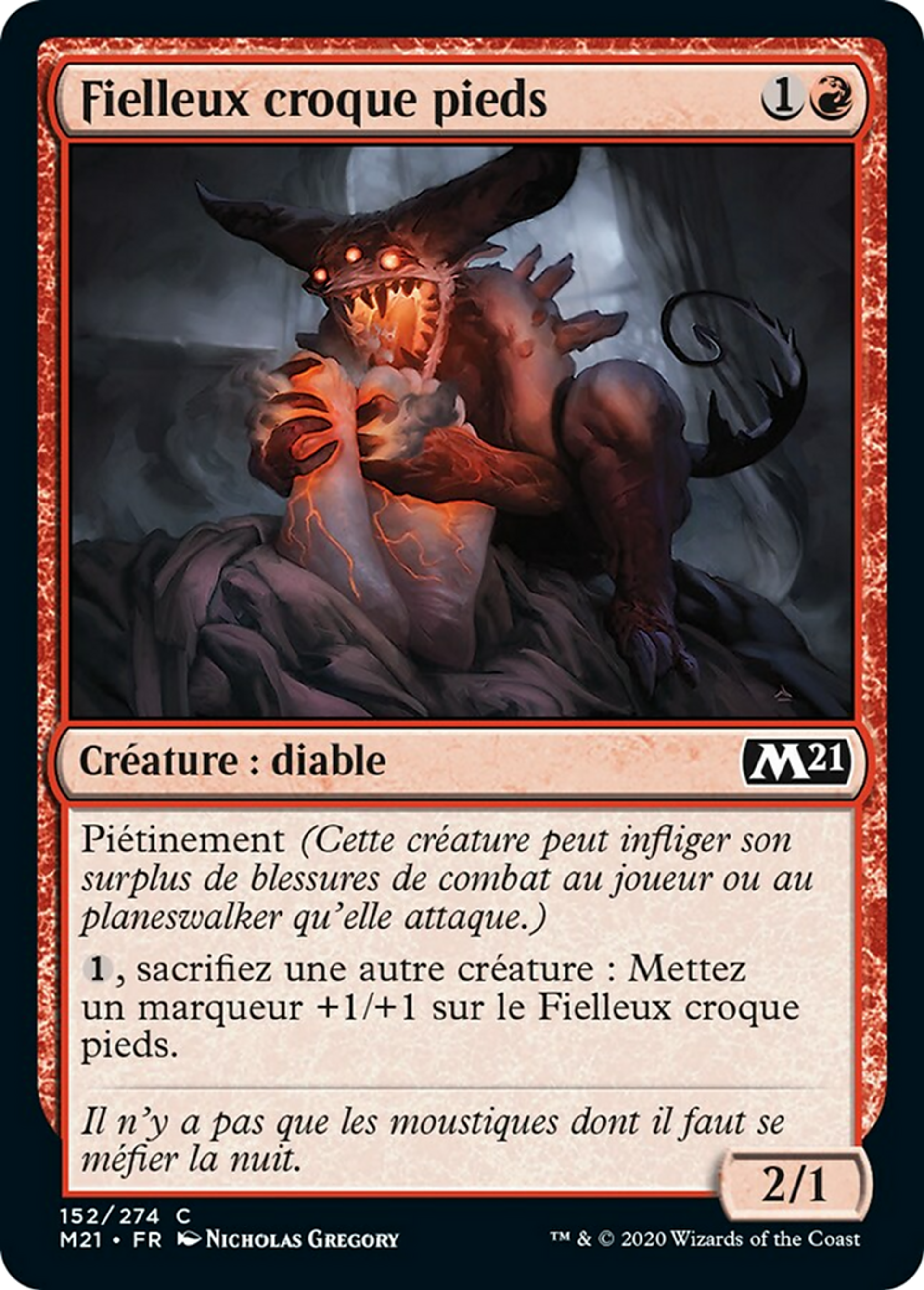 Fielleux croque pieds — Core Set 2021 — Magic: The Gathering