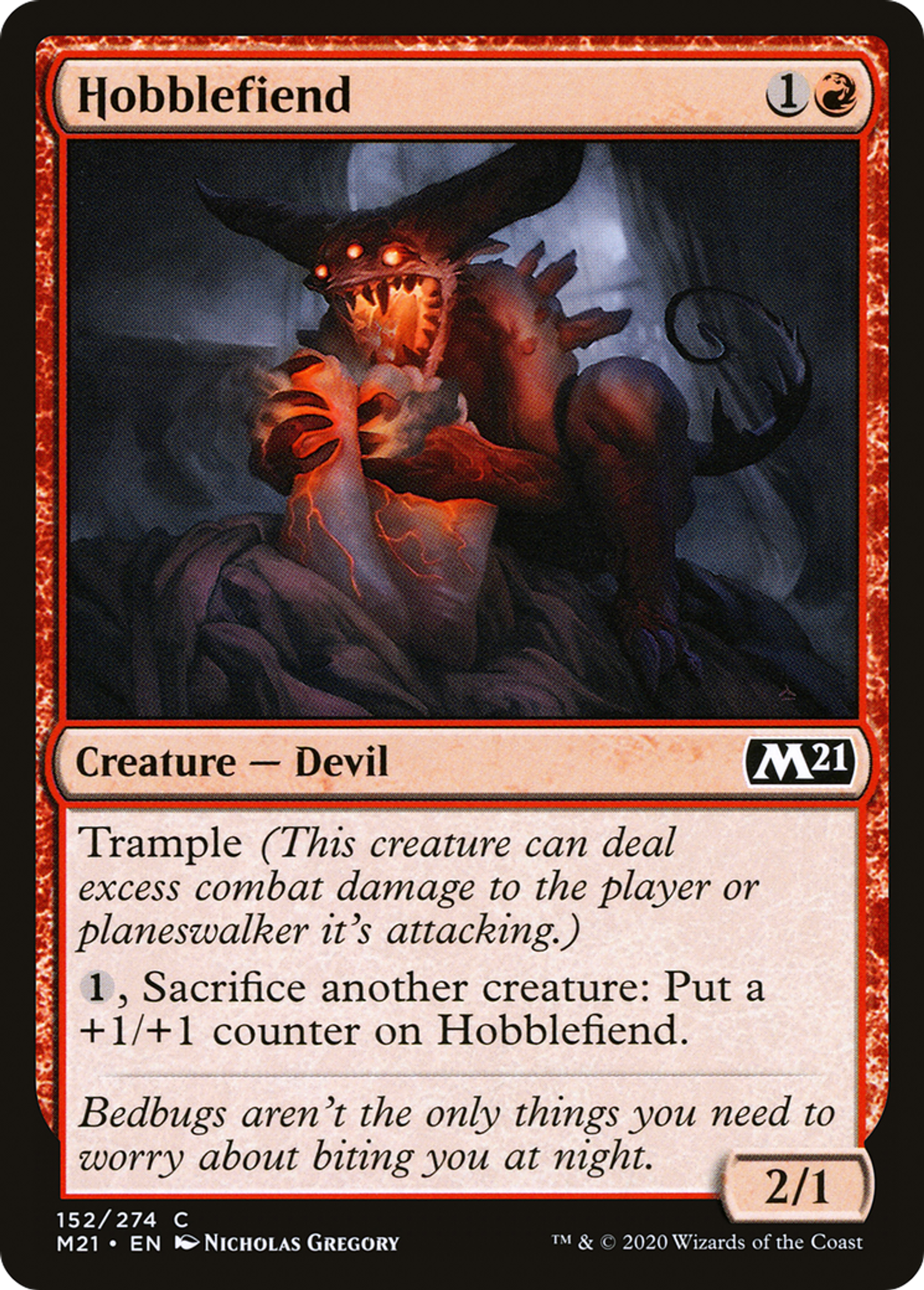 Hobblefiend — Core Set 2021 — Magic: The Gathering