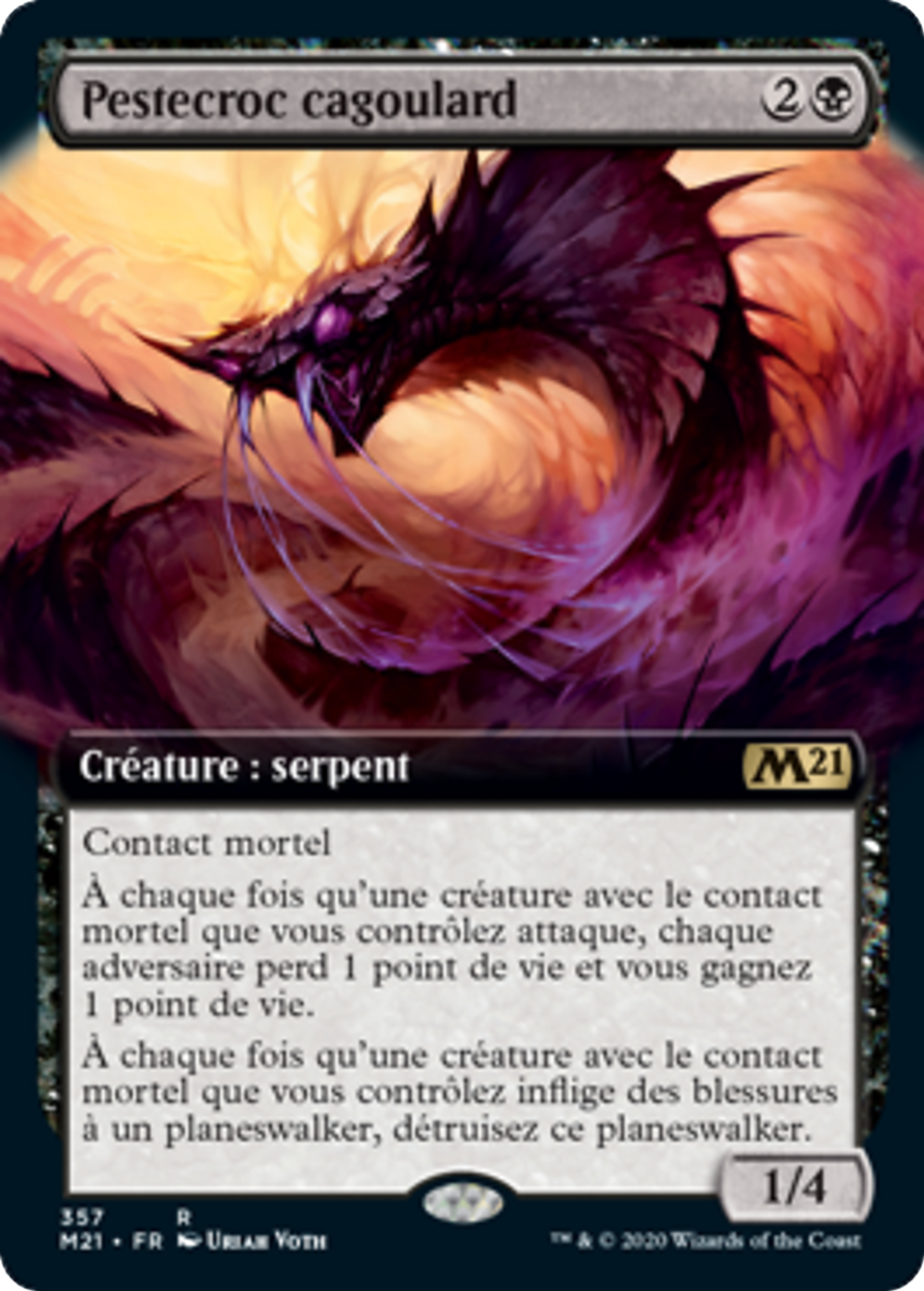 Pestecroc cagoulard — Core Set 2021 — Magic: The Gathering