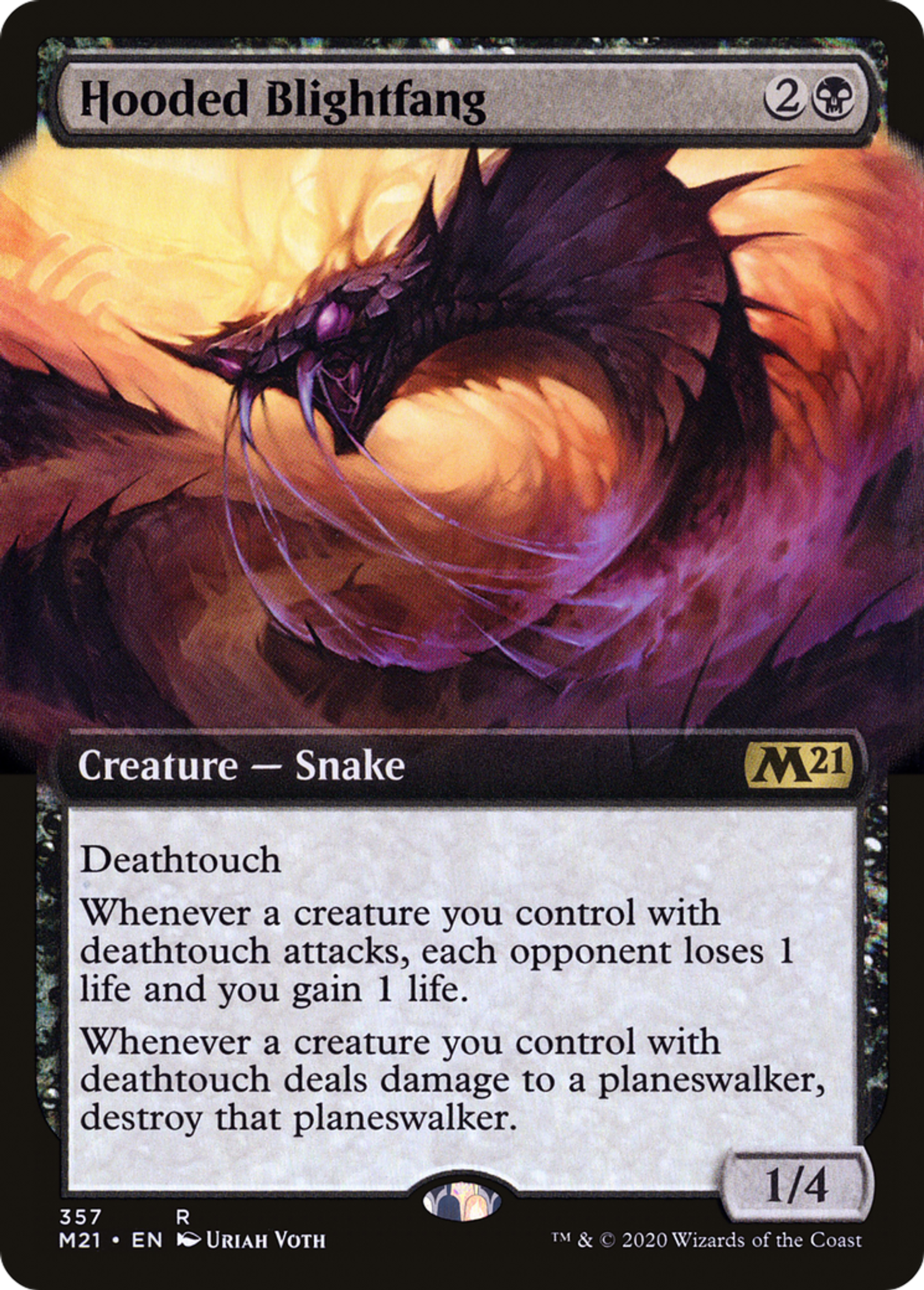 Pestecroc cagoulard — Core Set 2021 — Magic: The Gathering