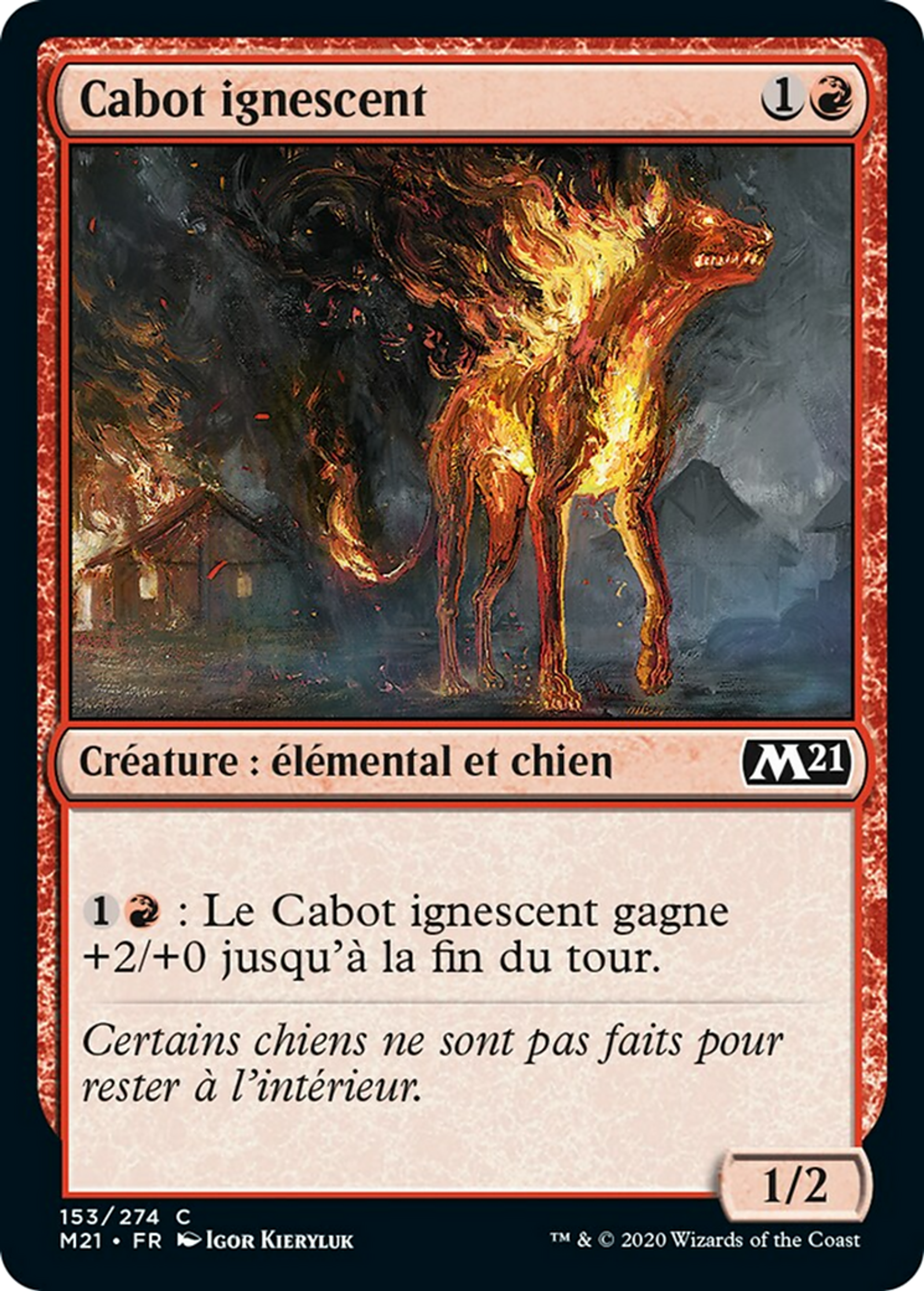 Cabot ignescent — Core Set 2021 — Magic: The Gathering