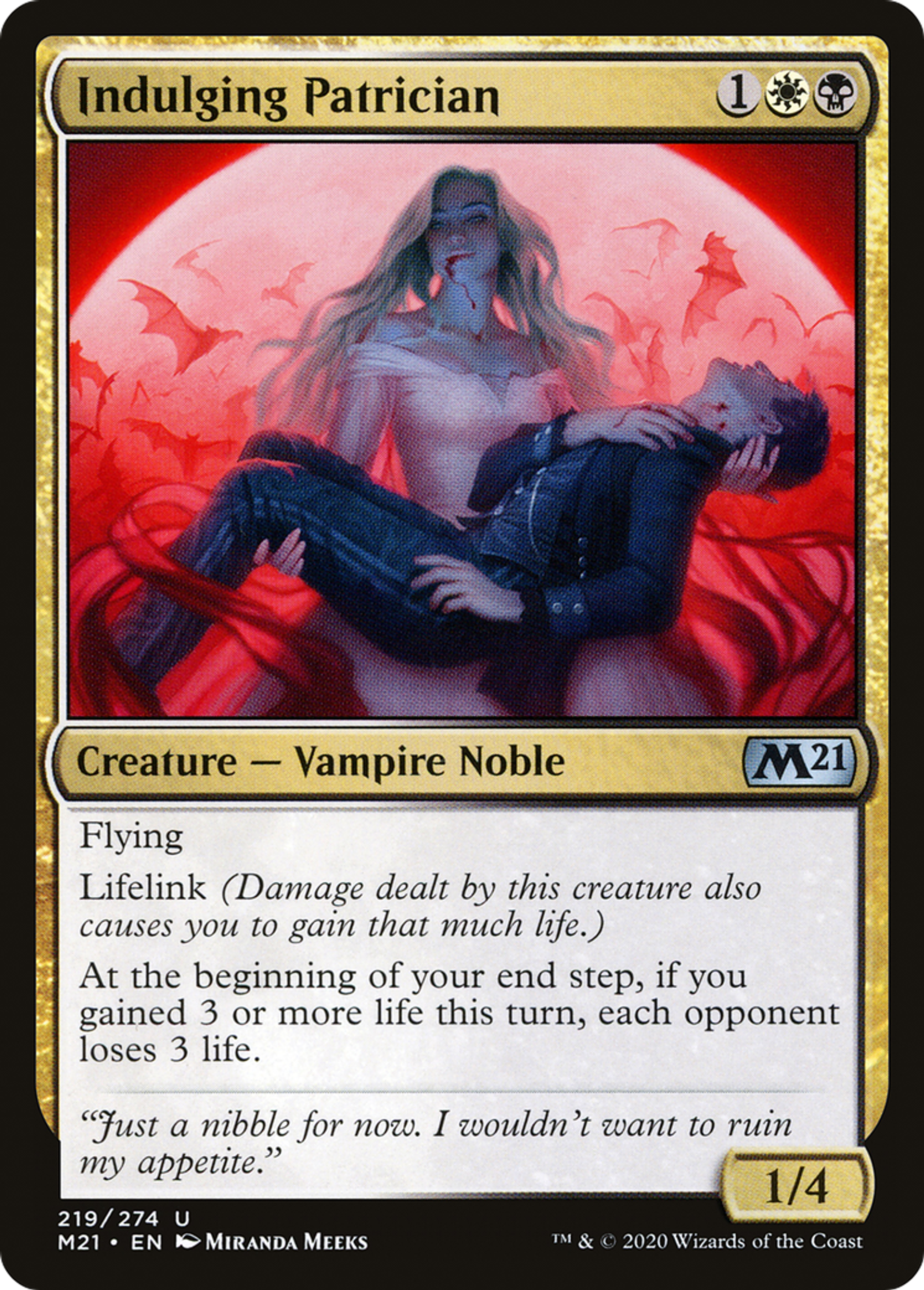 Patricienne indulgente — Core Set 2021 — Magic: The Gathering