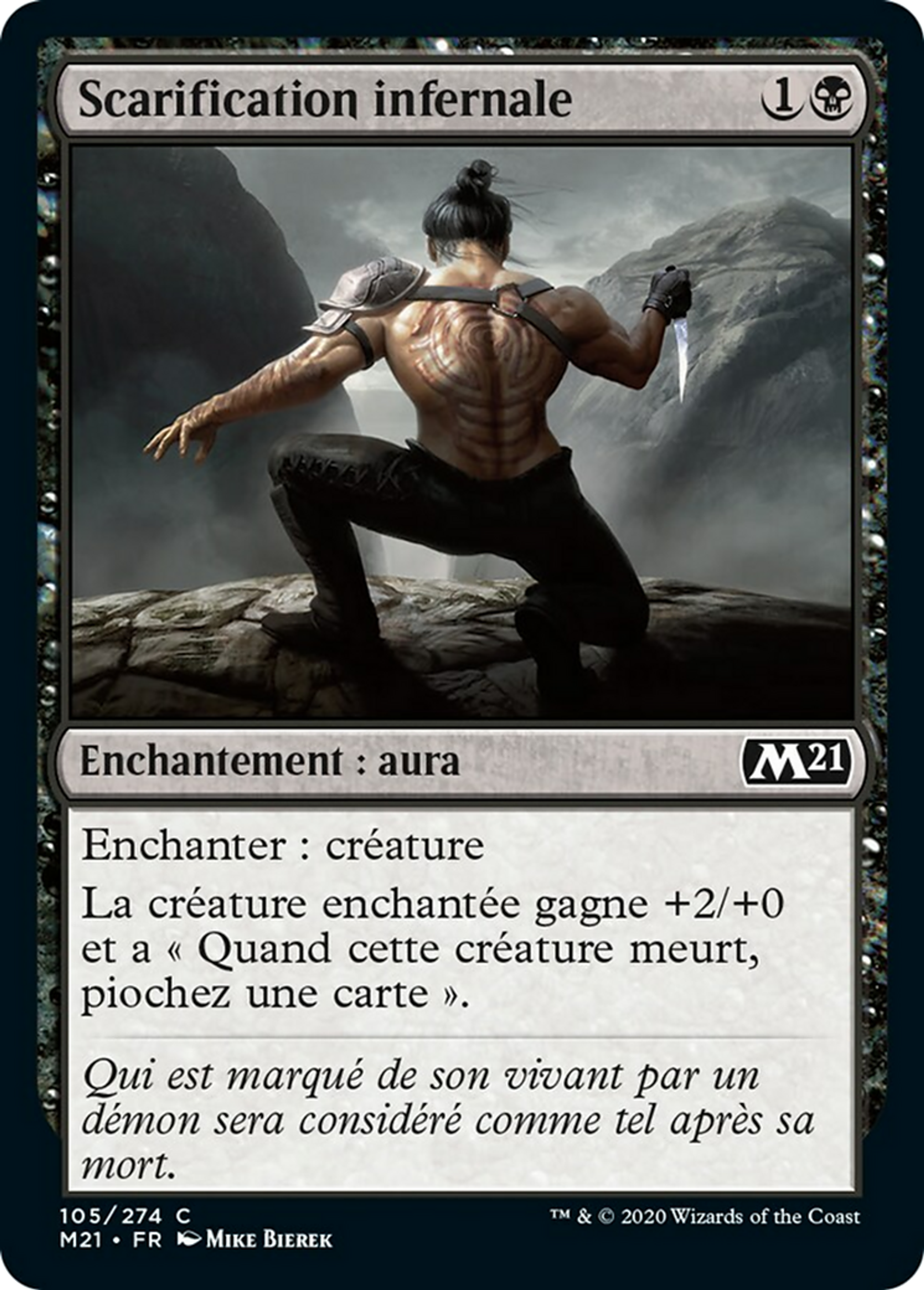 Scarification infernale — Core Set 2021 — Magic: The Gathering