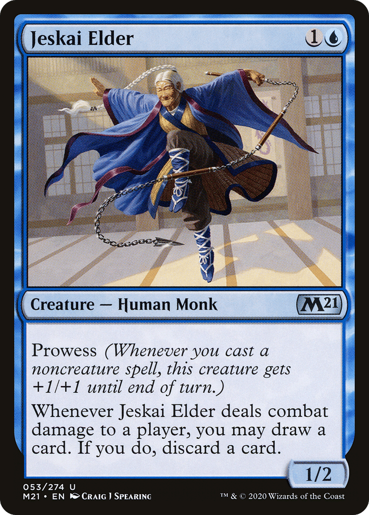 Jeskai Elder — Core Set 2021 — Magic: The Gathering