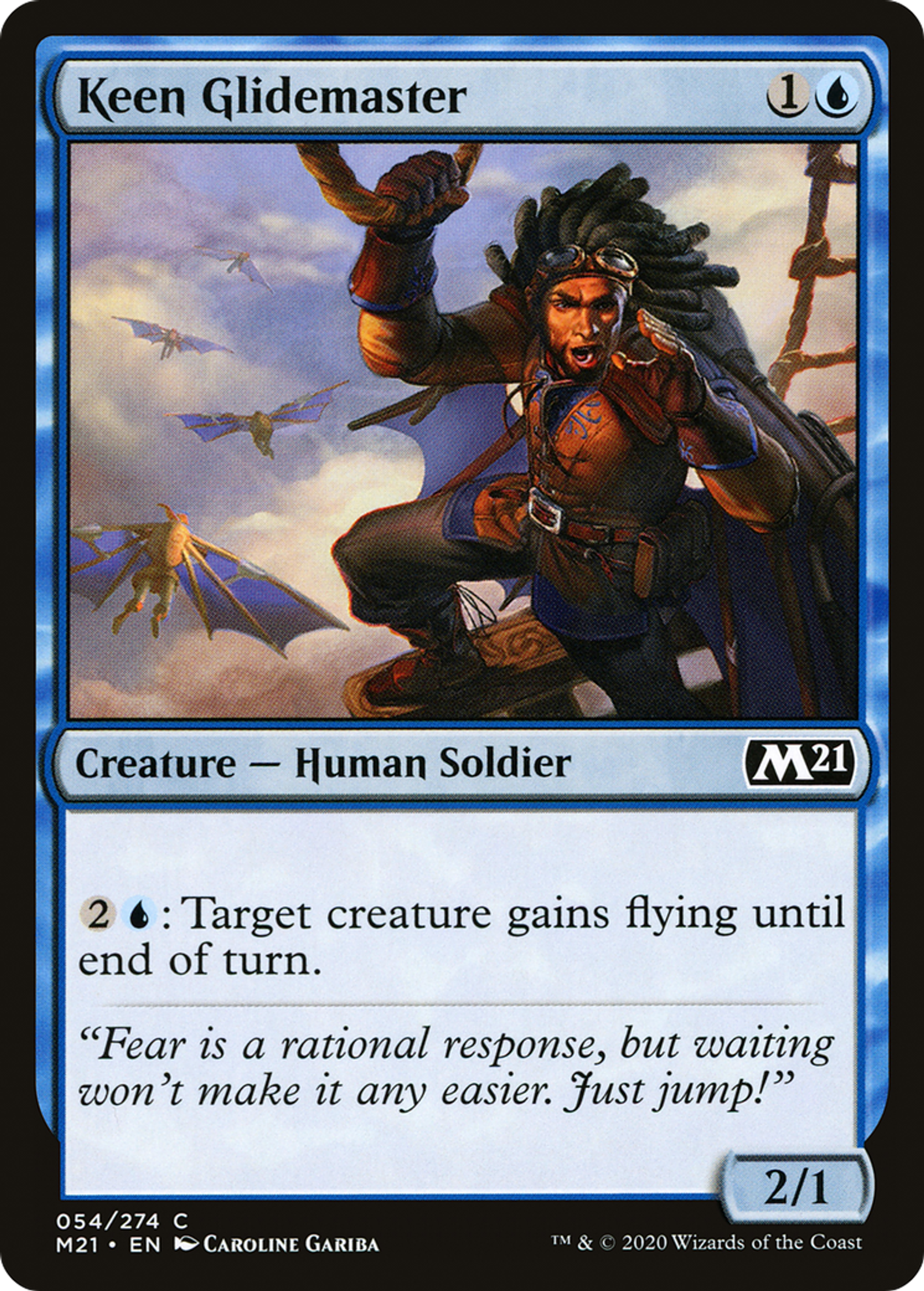 Planachutiste passionné — Core Set 2021 — Magic: The Gathering