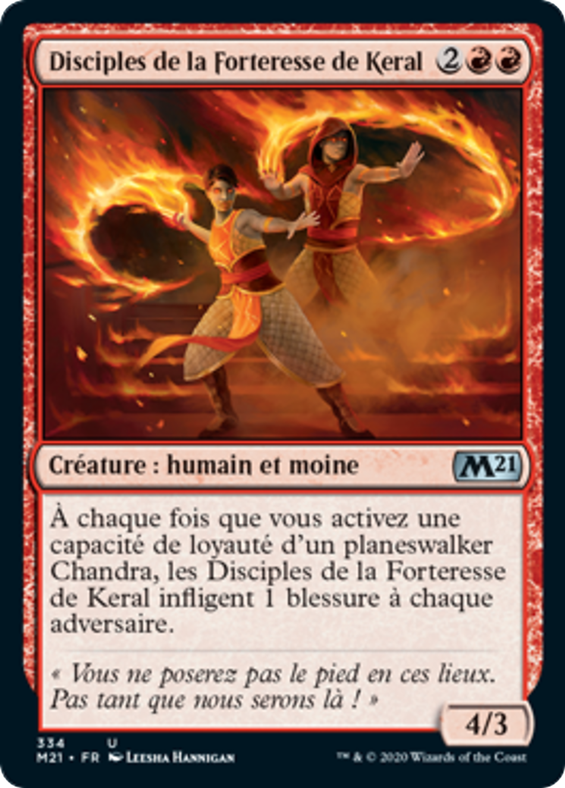 Disciples de la Forteresse de Keral — Core Set 2021 — Magic: The Gathering
