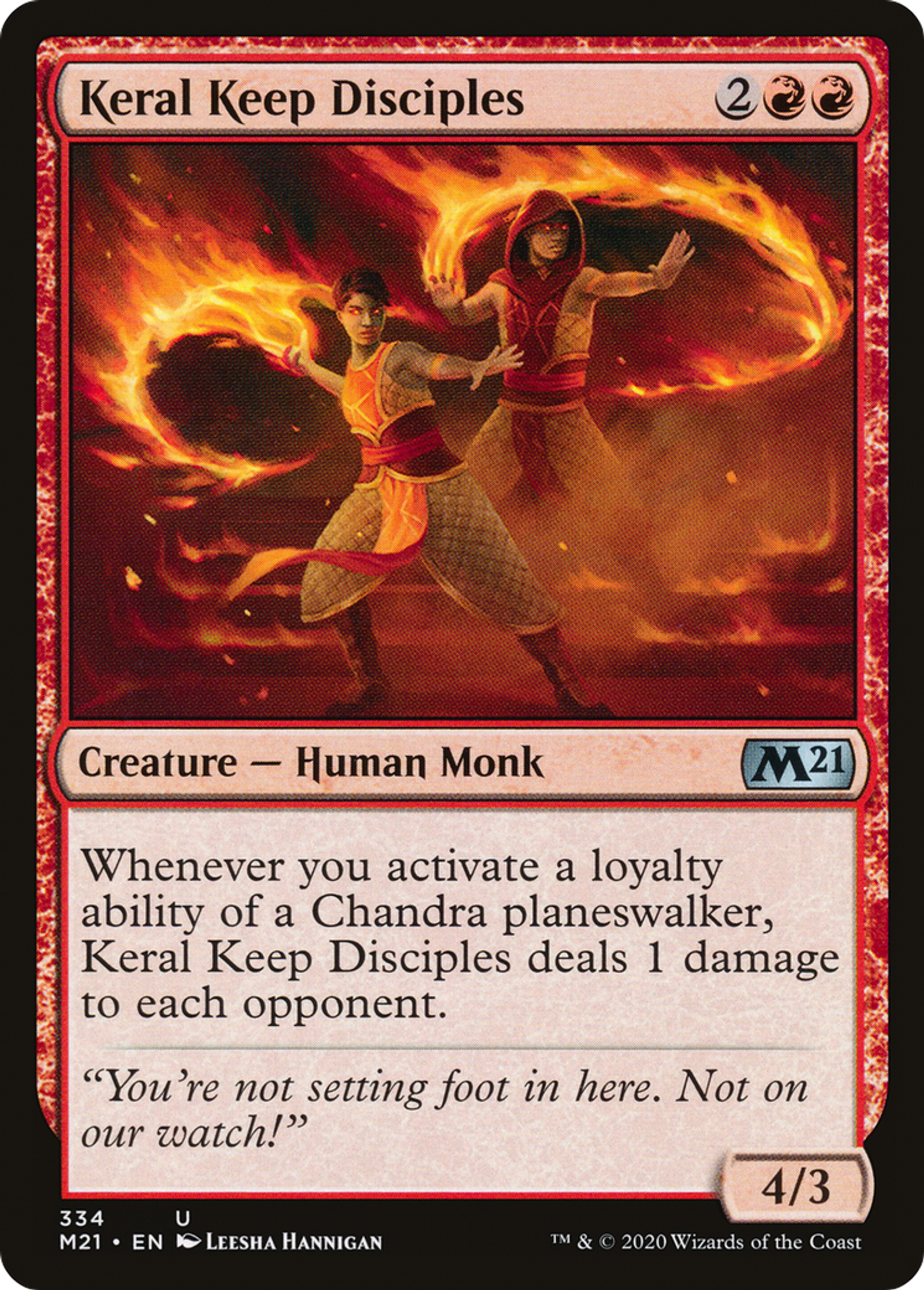 Disciples de la Forteresse de Keral — Core Set 2021 — Magic: The Gathering