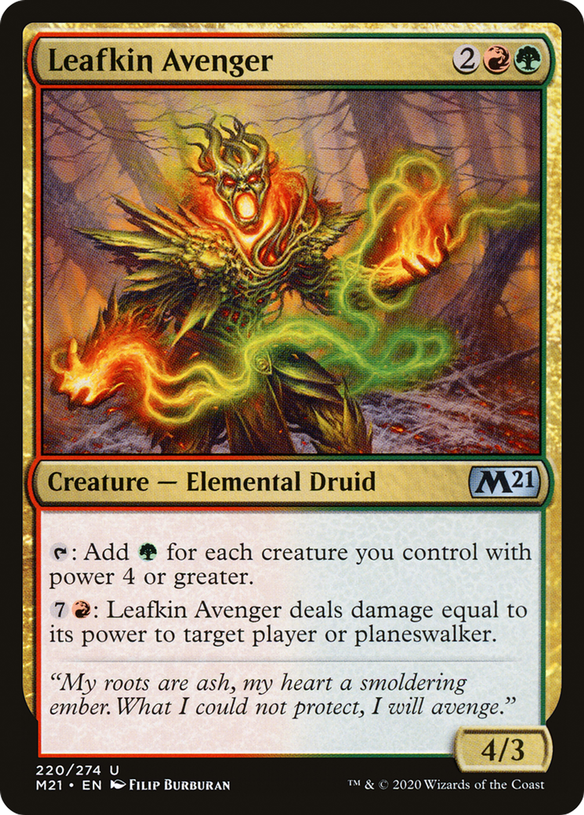 Leafkin Avenger — Core Set 2021 — Magic: The Gathering