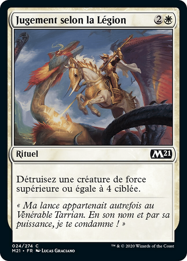 Jugement selon la Légion — Core Set 2021 — Magic: The Gathering