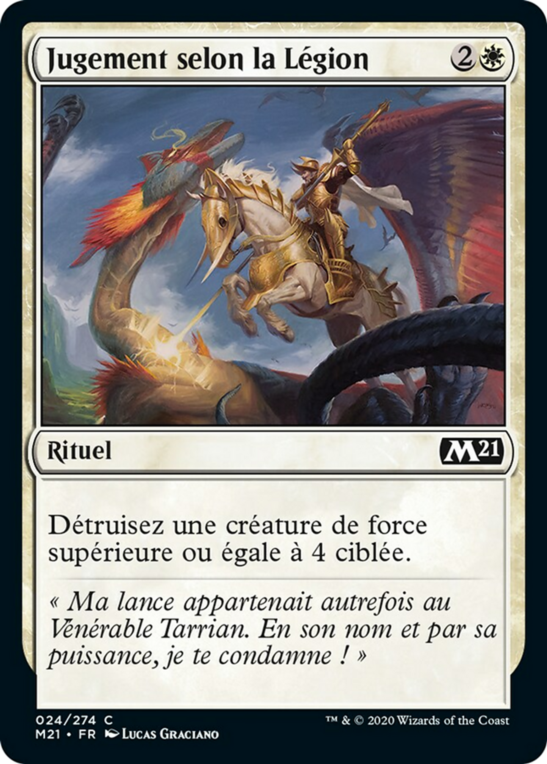 Jugement selon la Légion — Core Set 2021 — Magic: The Gathering