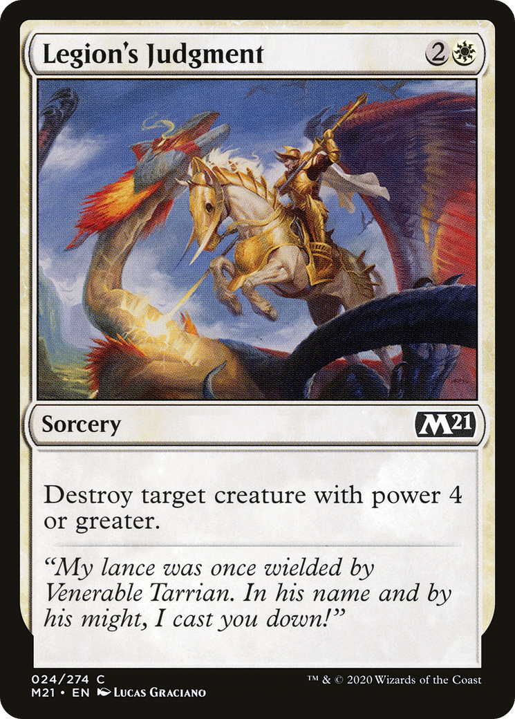 Legion's Judgment — Core Set 2021 — Magic: The Gathering
