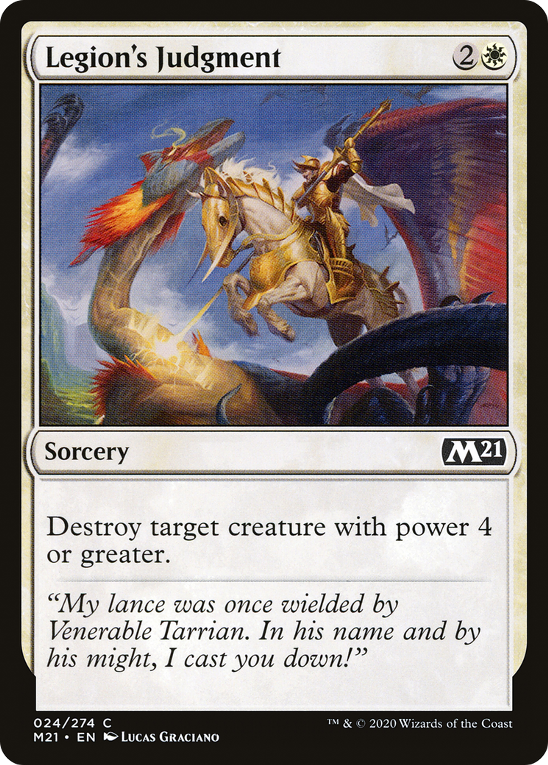 Legion's Judgment — Core Set 2021 — Magic: The Gathering