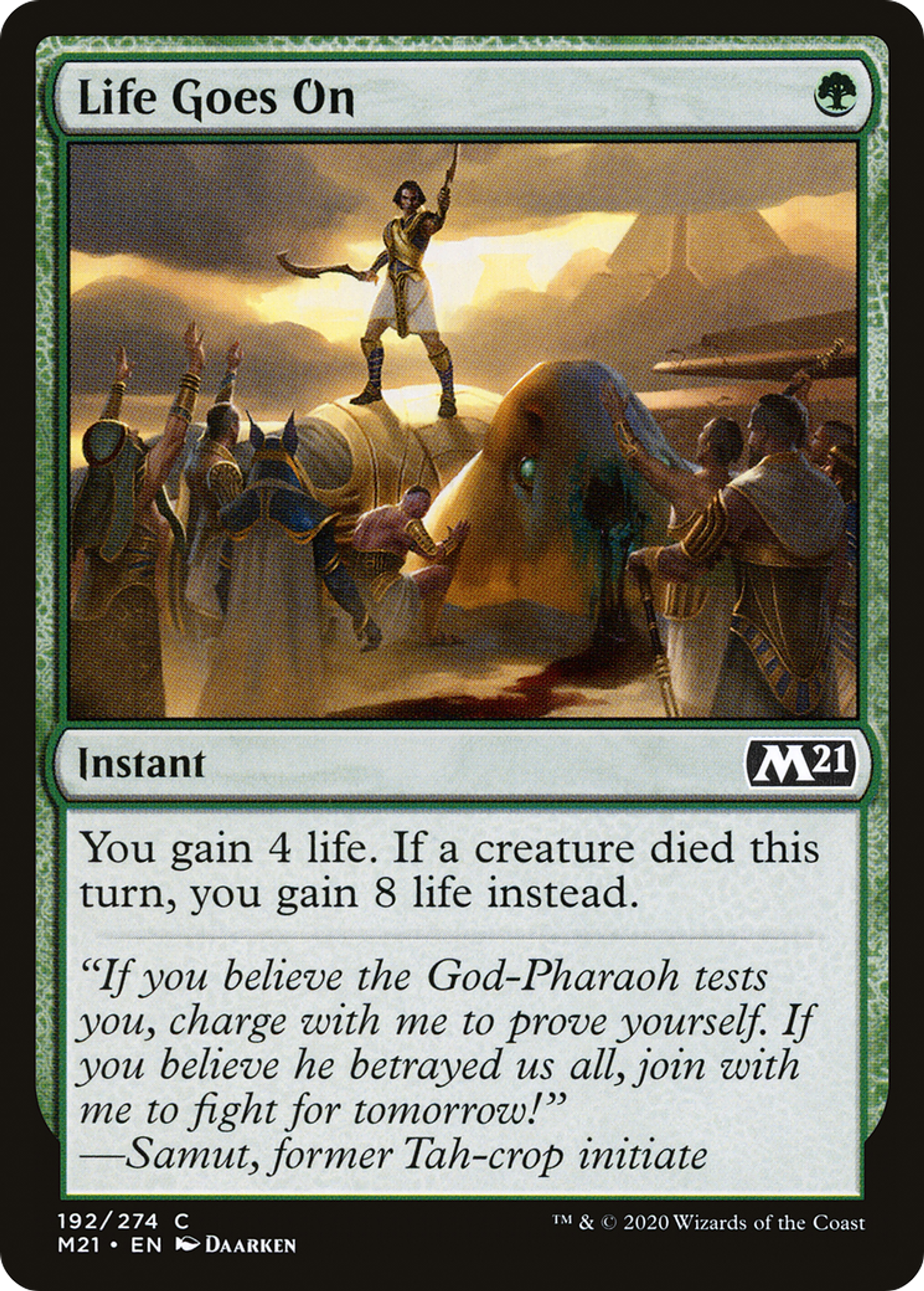 La vie continue — Core Set 2021 — Magic: The Gathering