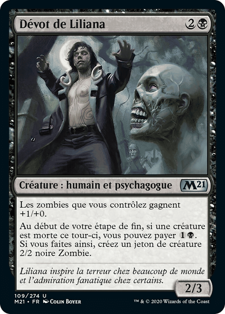 Dévot de Liliana — Core Set 2021 — Magic: The Gathering
