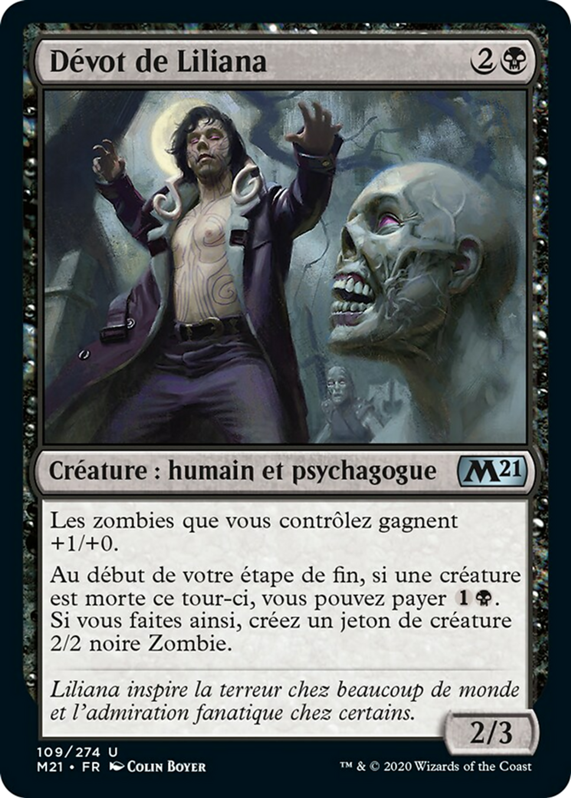 Dévot de Liliana — Core Set 2021 — Magic: The Gathering
