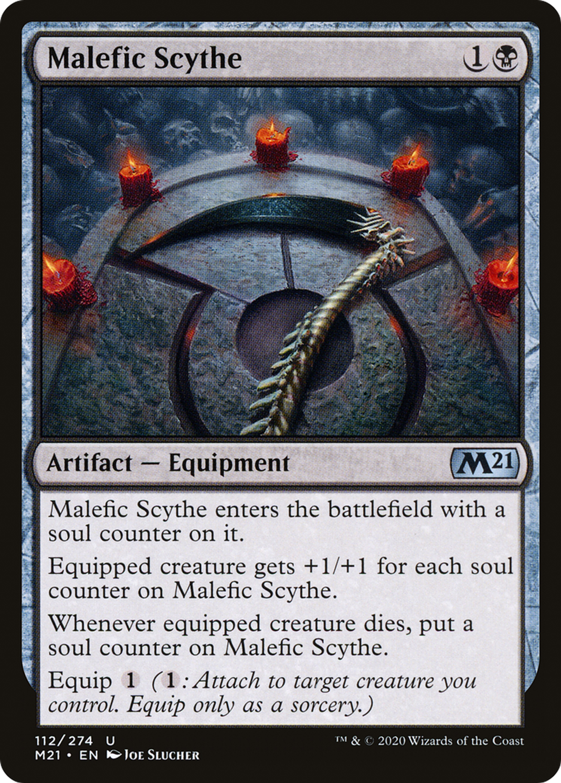 Malefic Scythe — Core Set 2021 — Magic: The Gathering