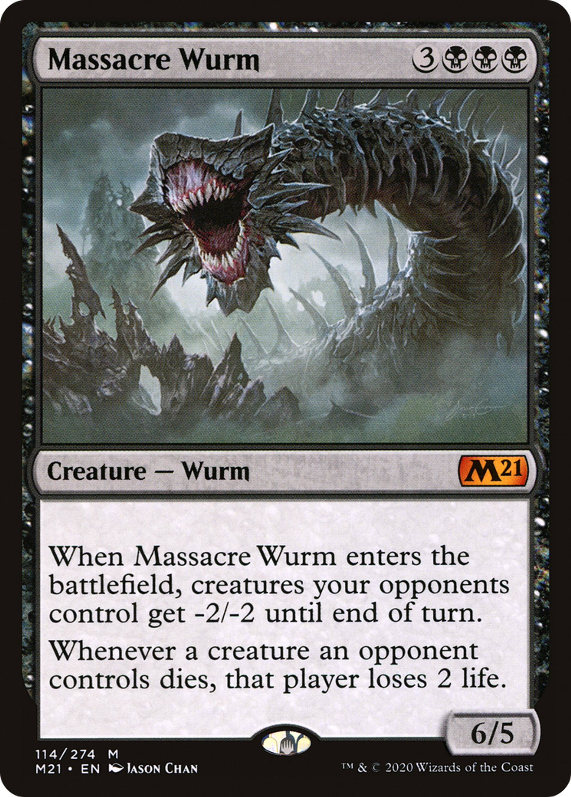 Guivre du massacre — Core Set 2021 — Magic: The Gathering