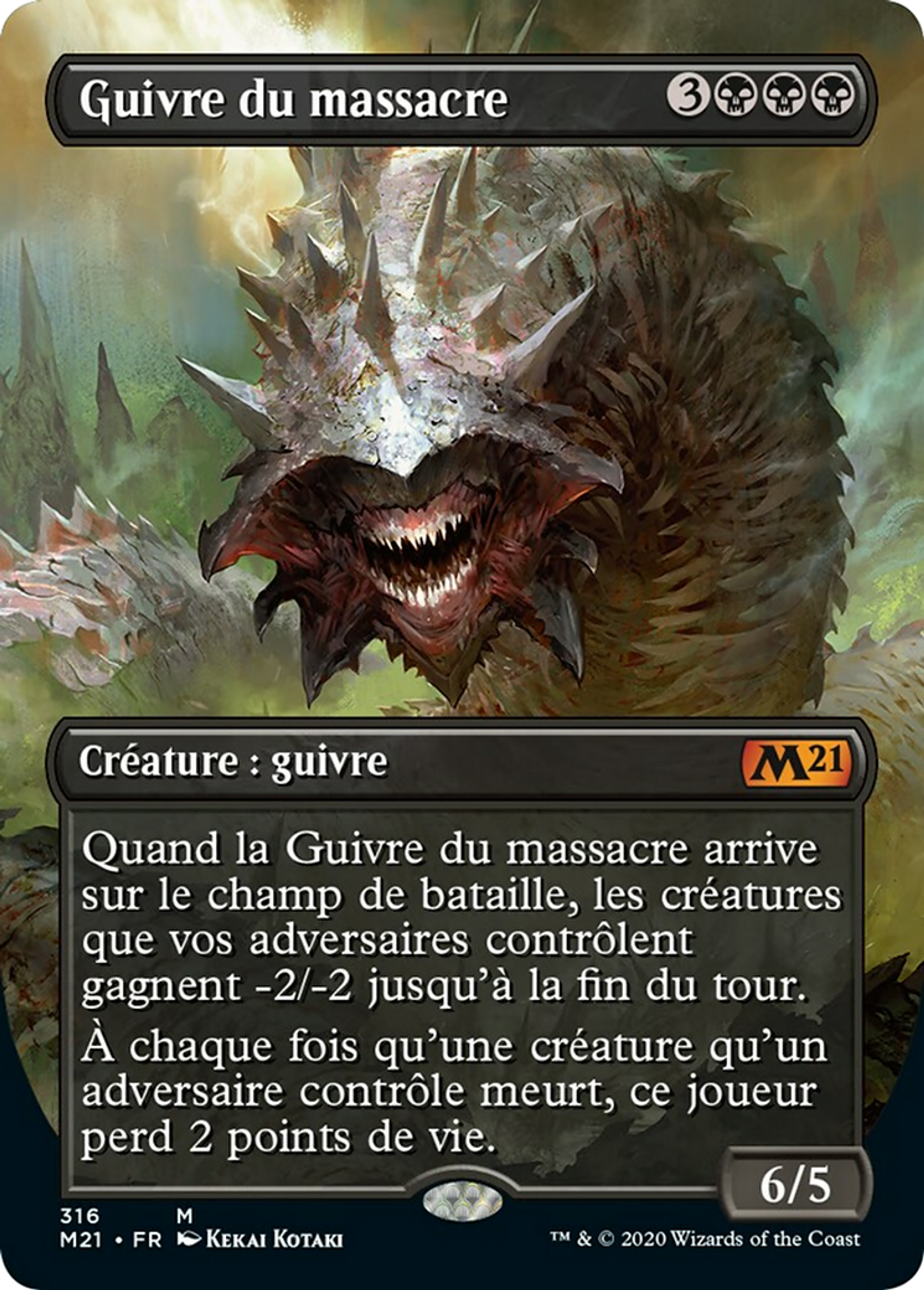 Guivre du massacre — Core Set 2021 — Magic: The Gathering