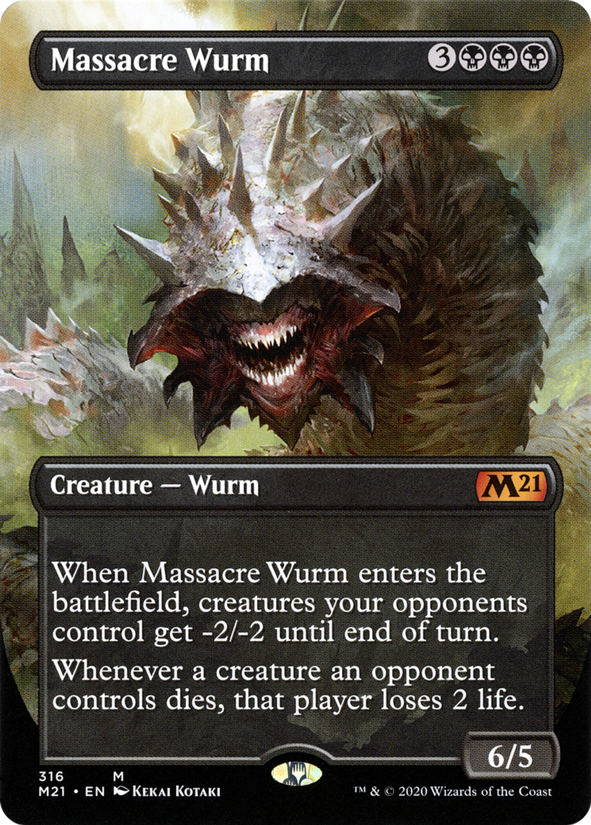 Guivre du massacre — Core Set 2021 — Magic: The Gathering