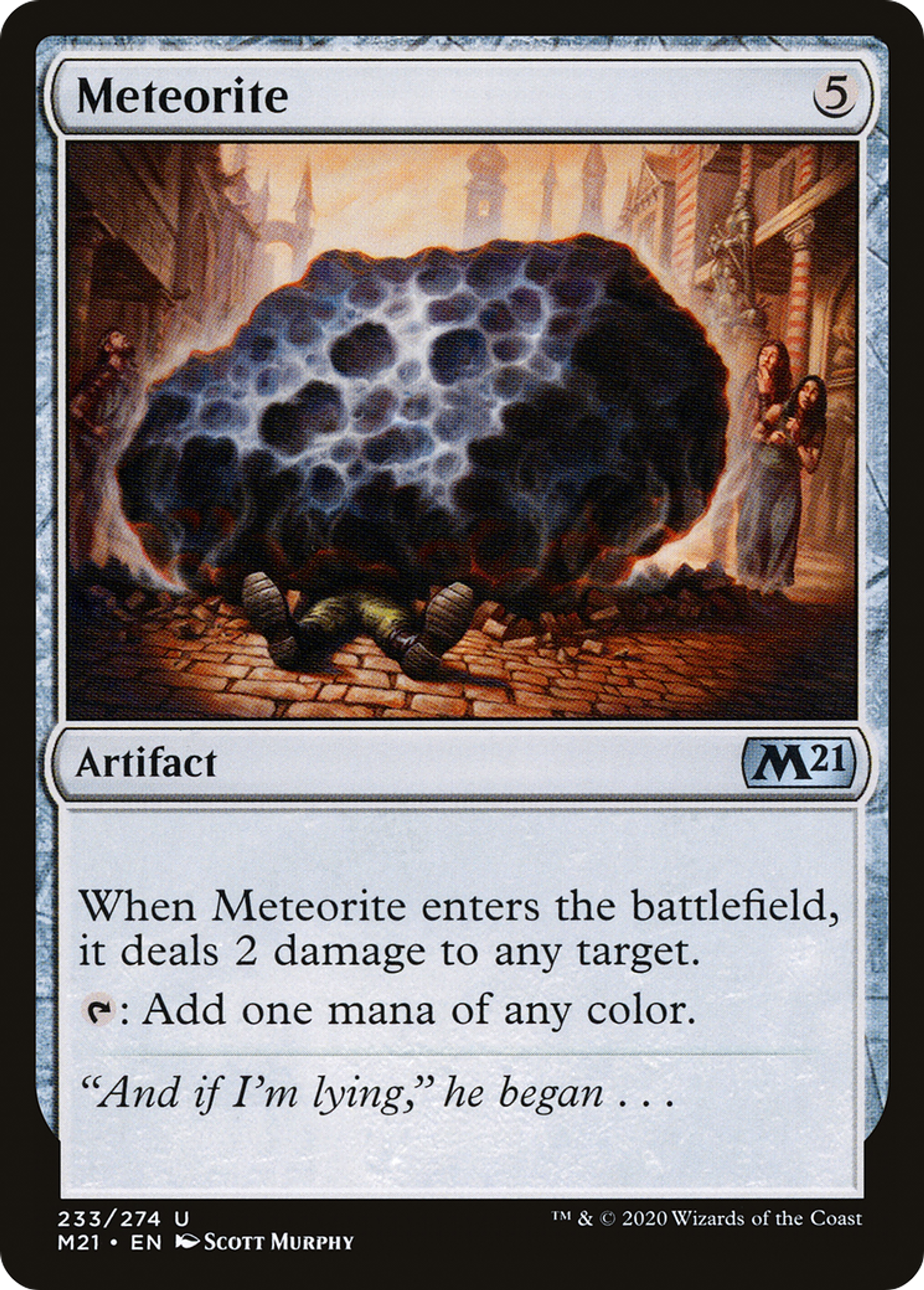 Meteorite — Core Set 2021 — Magic: The Gathering