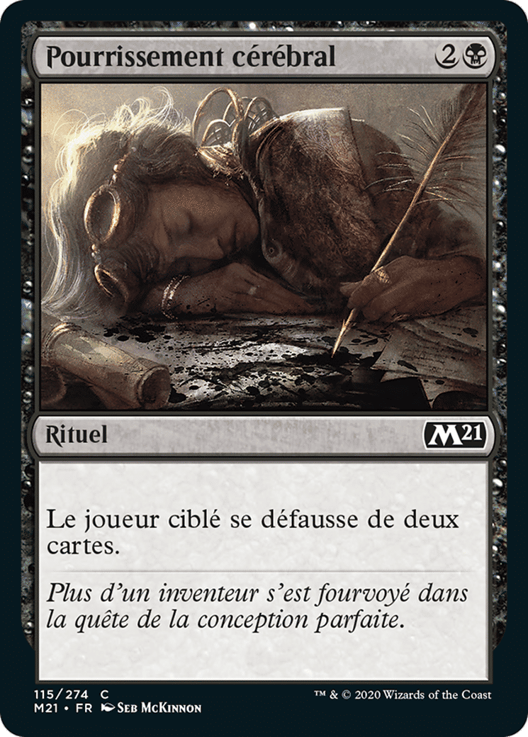 Pourrissement cérébral — Core Set 2021 — Magic: The Gathering