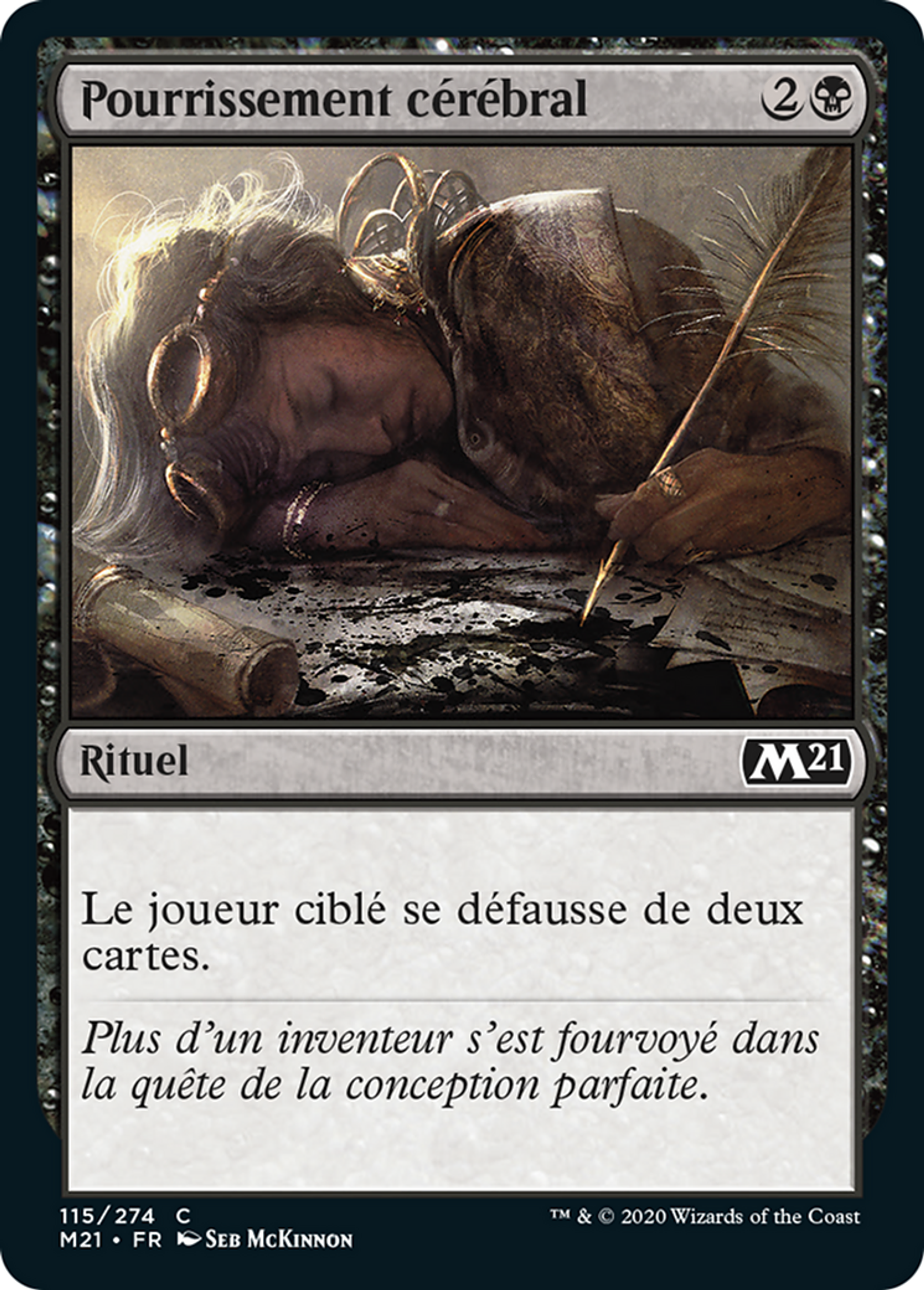 Pourrissement cérébral — Core Set 2021 — Magic: The Gathering
