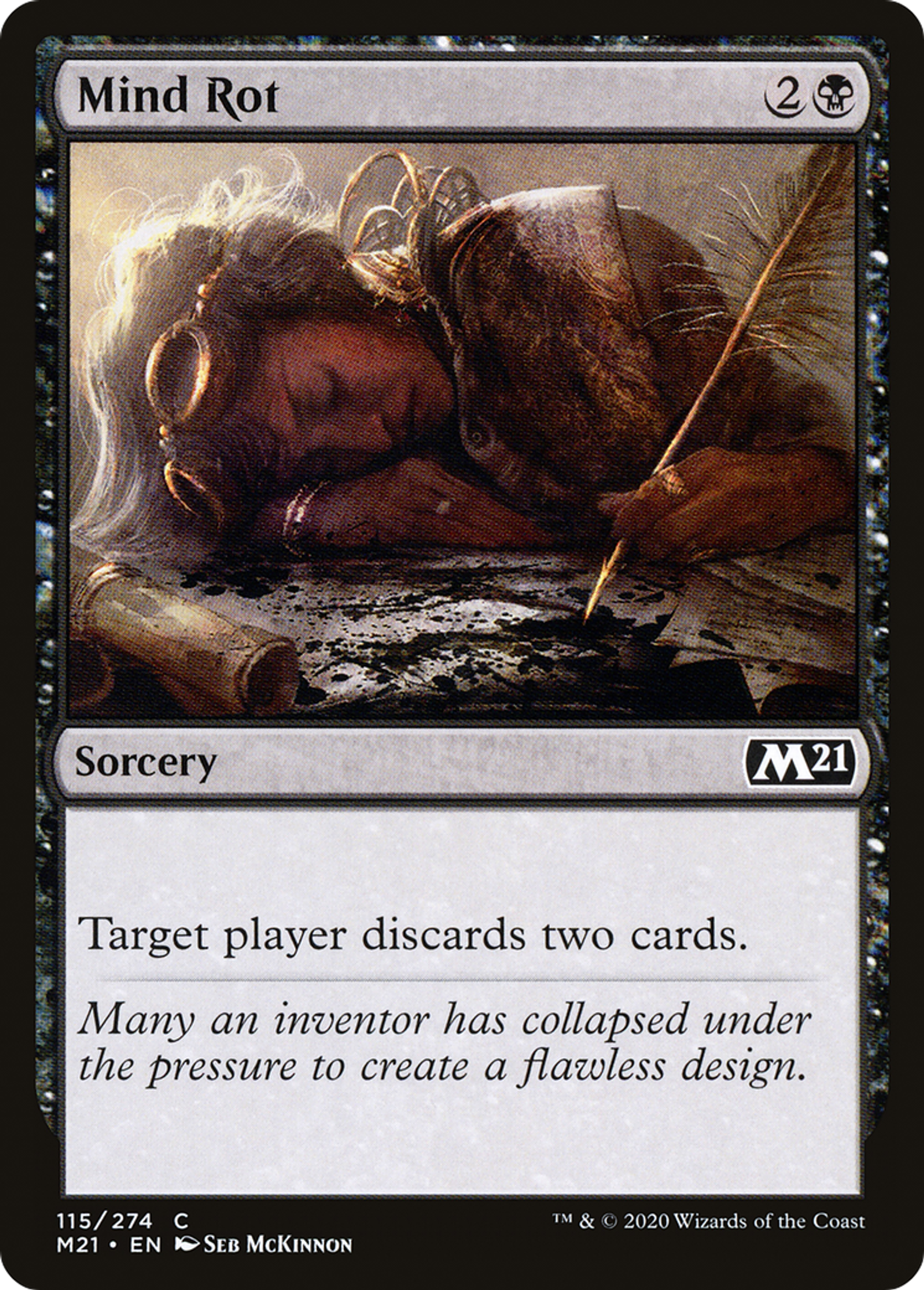 Mind Rot — Core Set 2021 — Magic: The Gathering