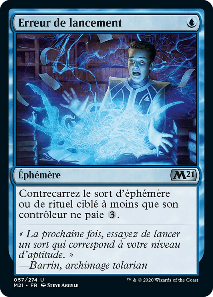 Erreur de lancement — Core Set 2021 — Magic: The Gathering