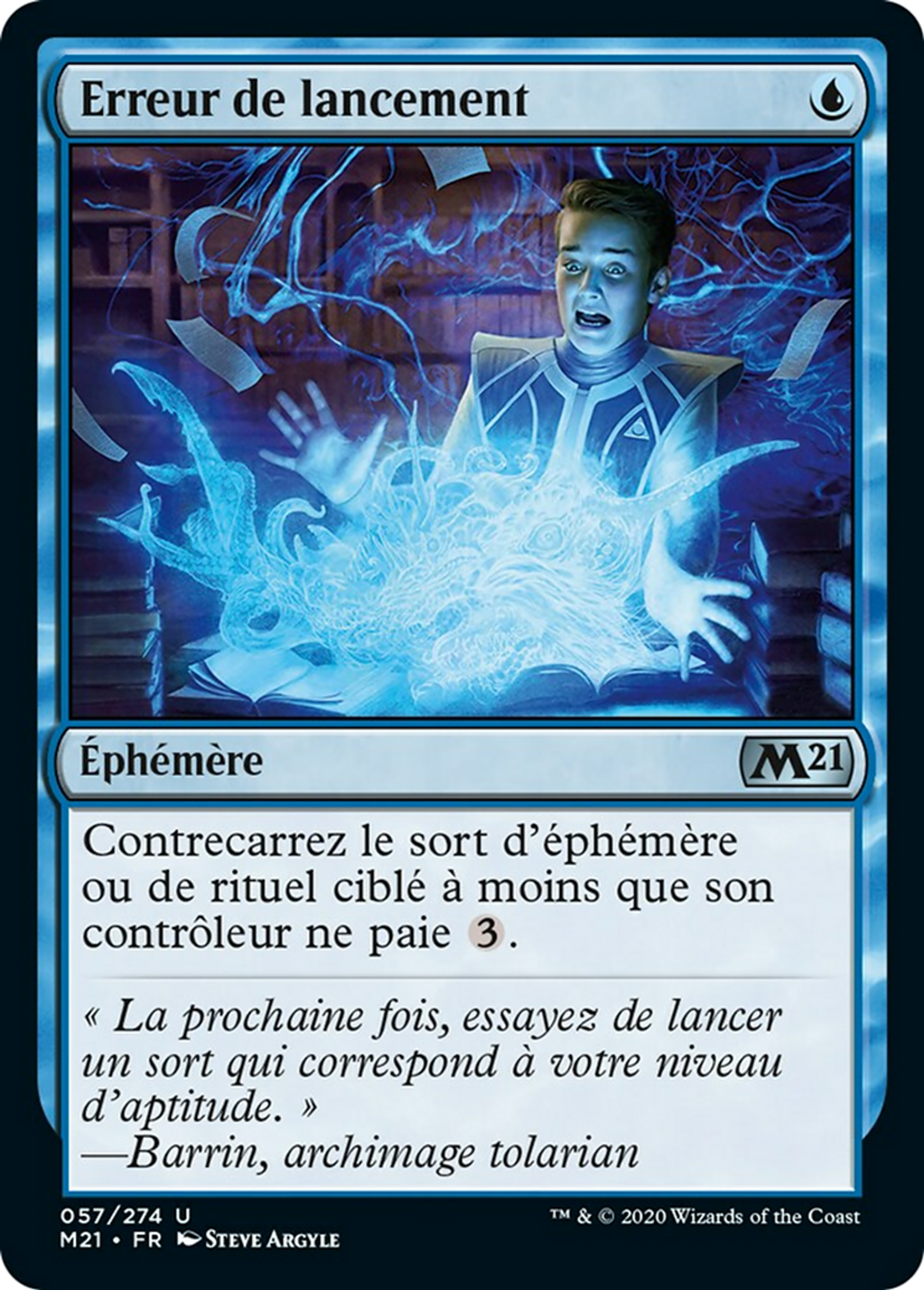 Erreur de lancement — Core Set 2021 — Magic: The Gathering