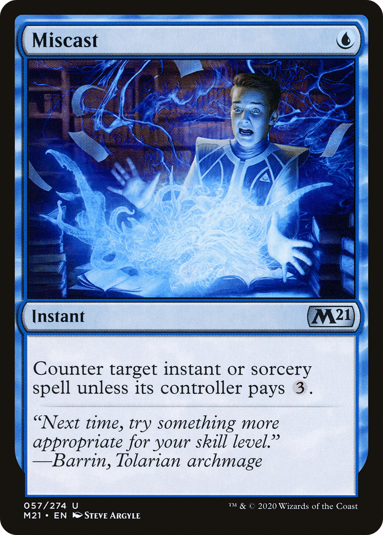 Miscast — Core Set 2021 — Magic: The Gathering
