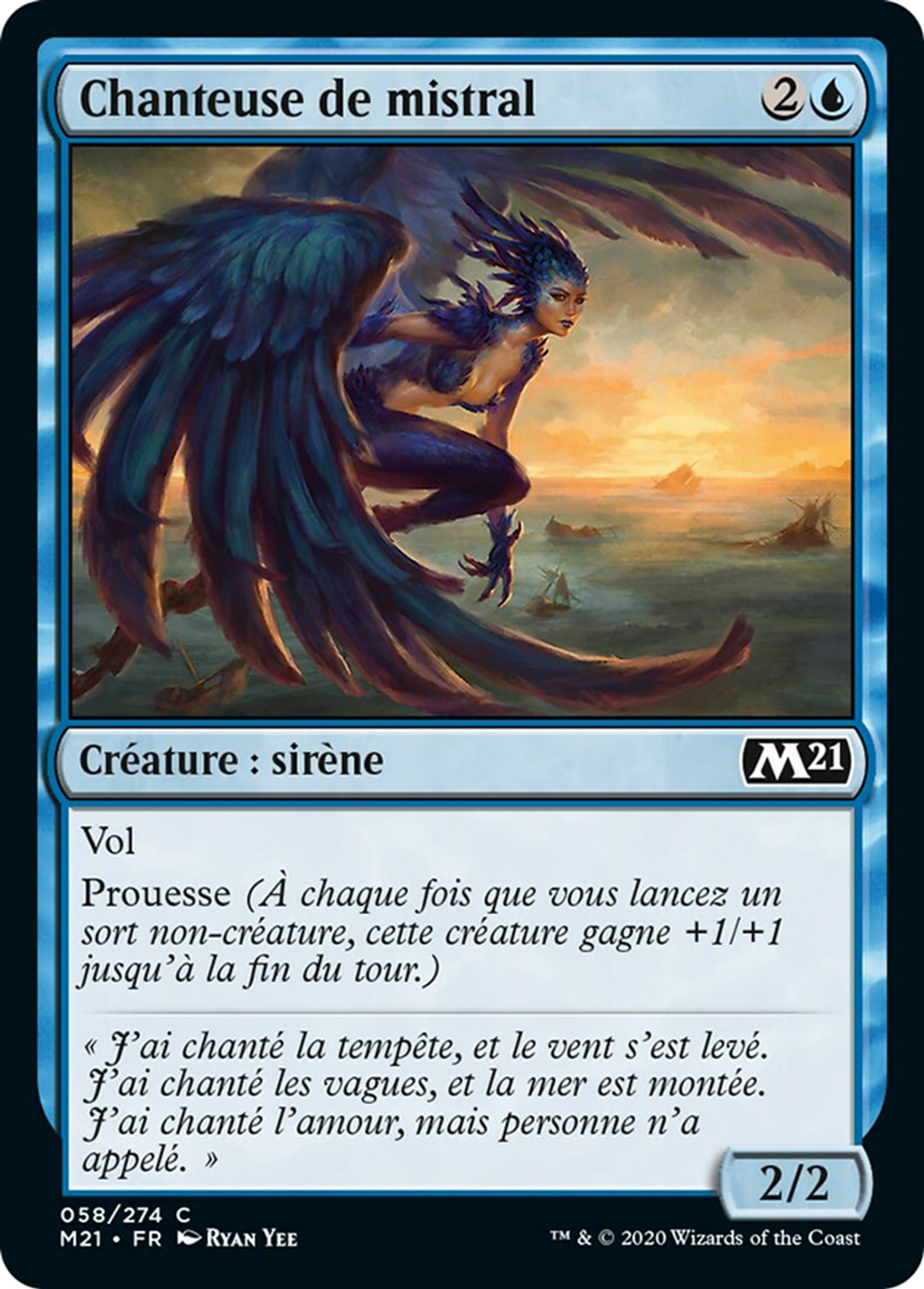 Chanteuse de mistral — Core Set 2021 — Magic: The Gathering