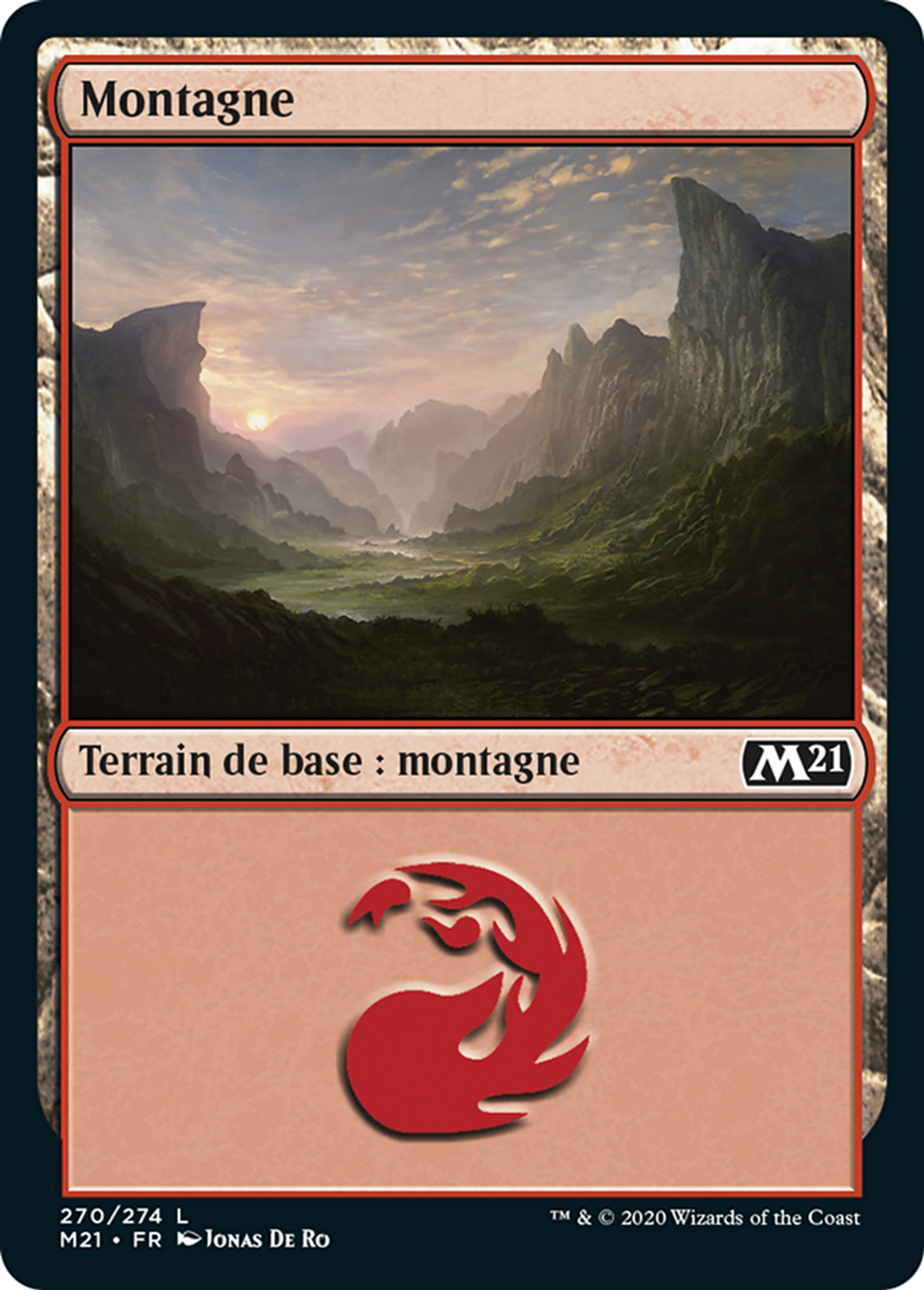 Montagne — Core Set 2021 — Magic: The Gathering