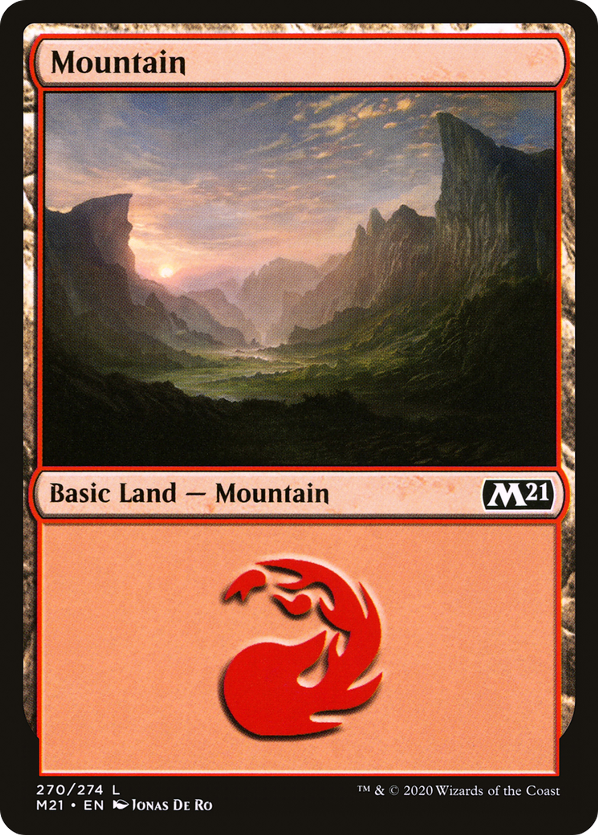 Mountain — Core Set 2021 — Magic: The Gathering