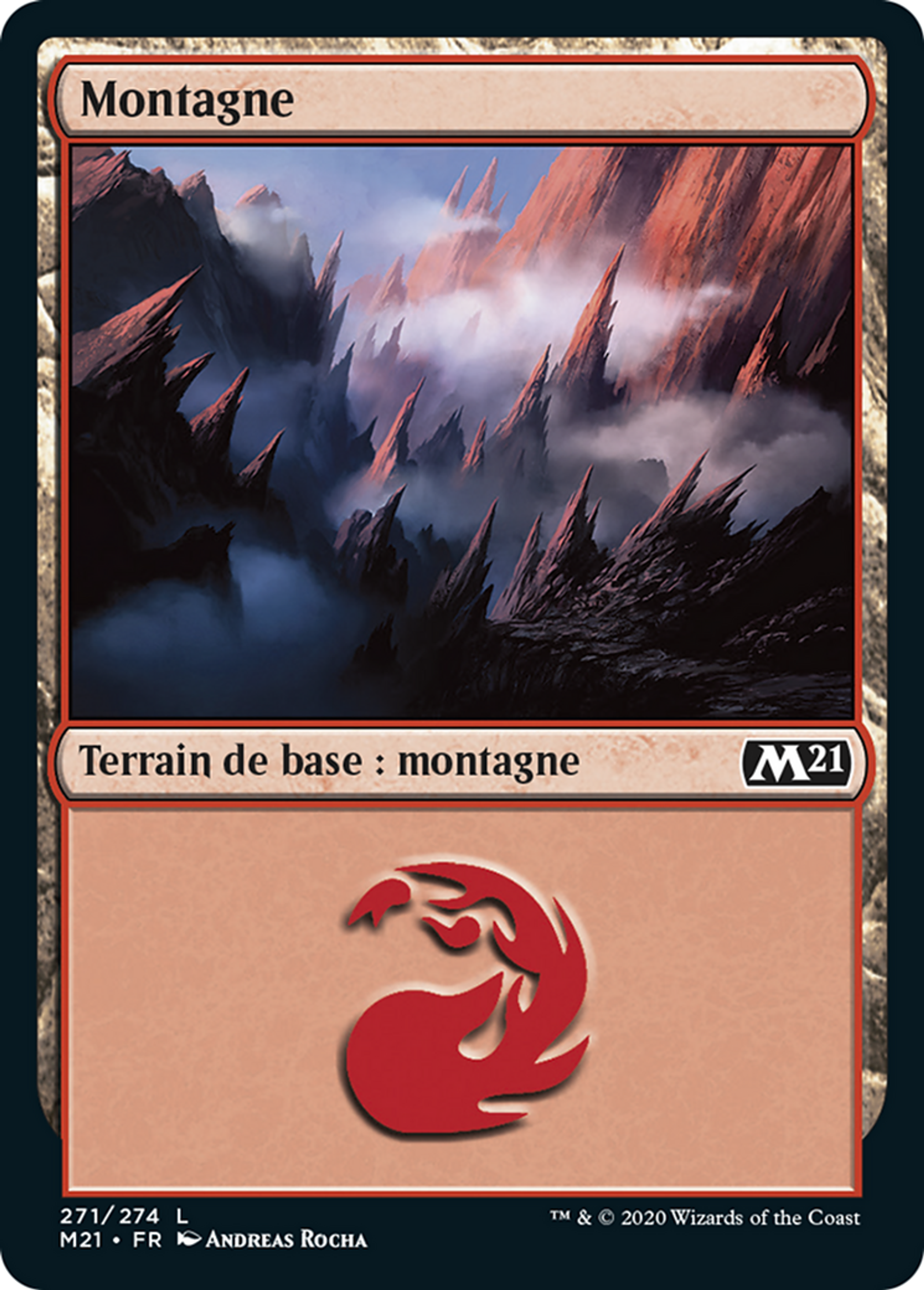 Montagne — Core Set 2021 — Magic: The Gathering