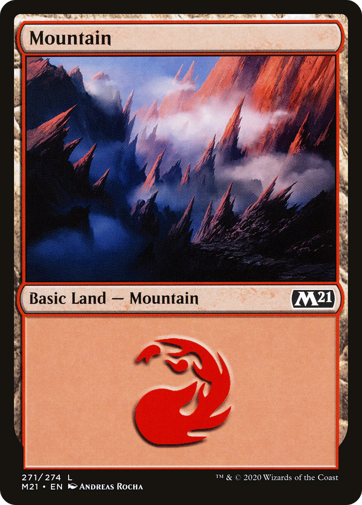 Mountain — Core Set 2021 — Magic: The Gathering