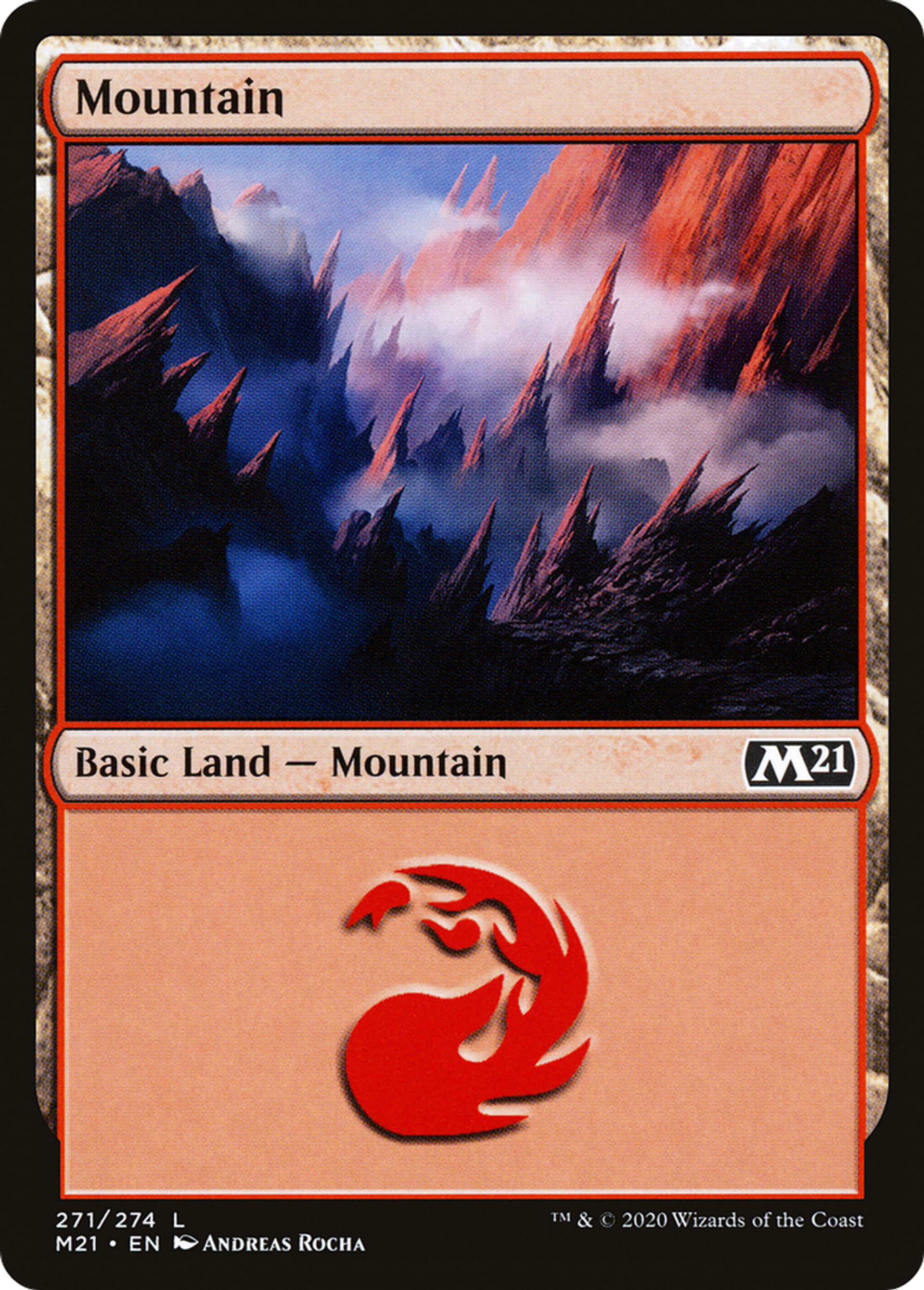 Mountain — Core Set 2021 — Magic: The Gathering