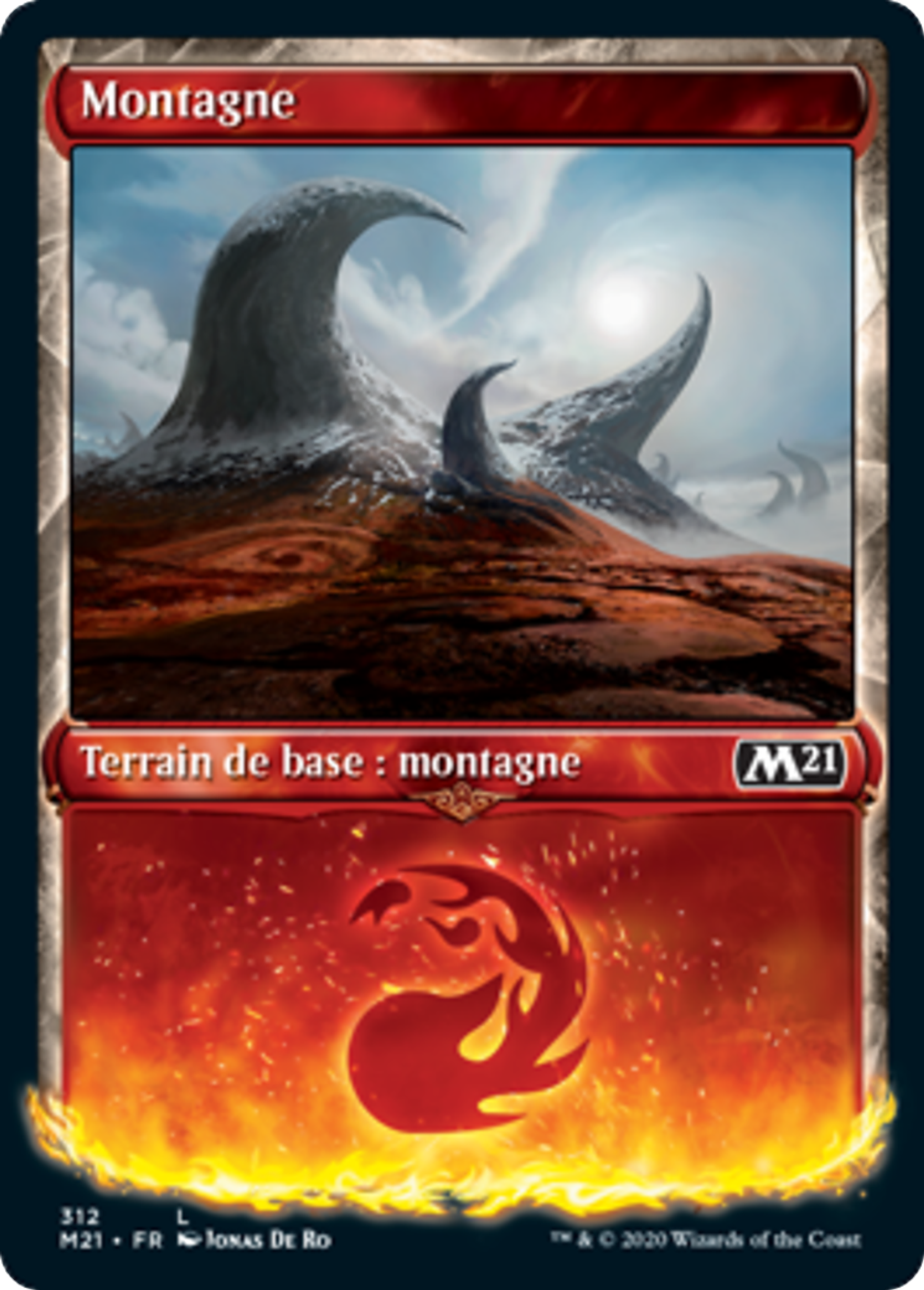 Montagne — Core Set 2021 — Magic: The Gathering