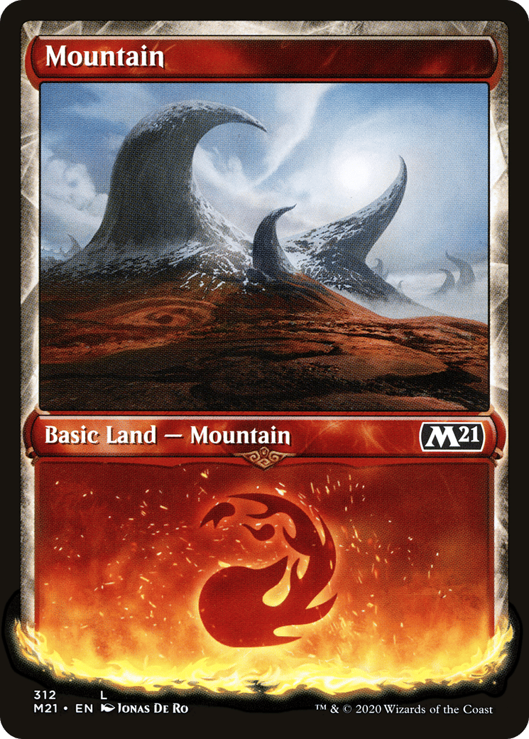 Mountain — Core Set 2021 — Magic: The Gathering