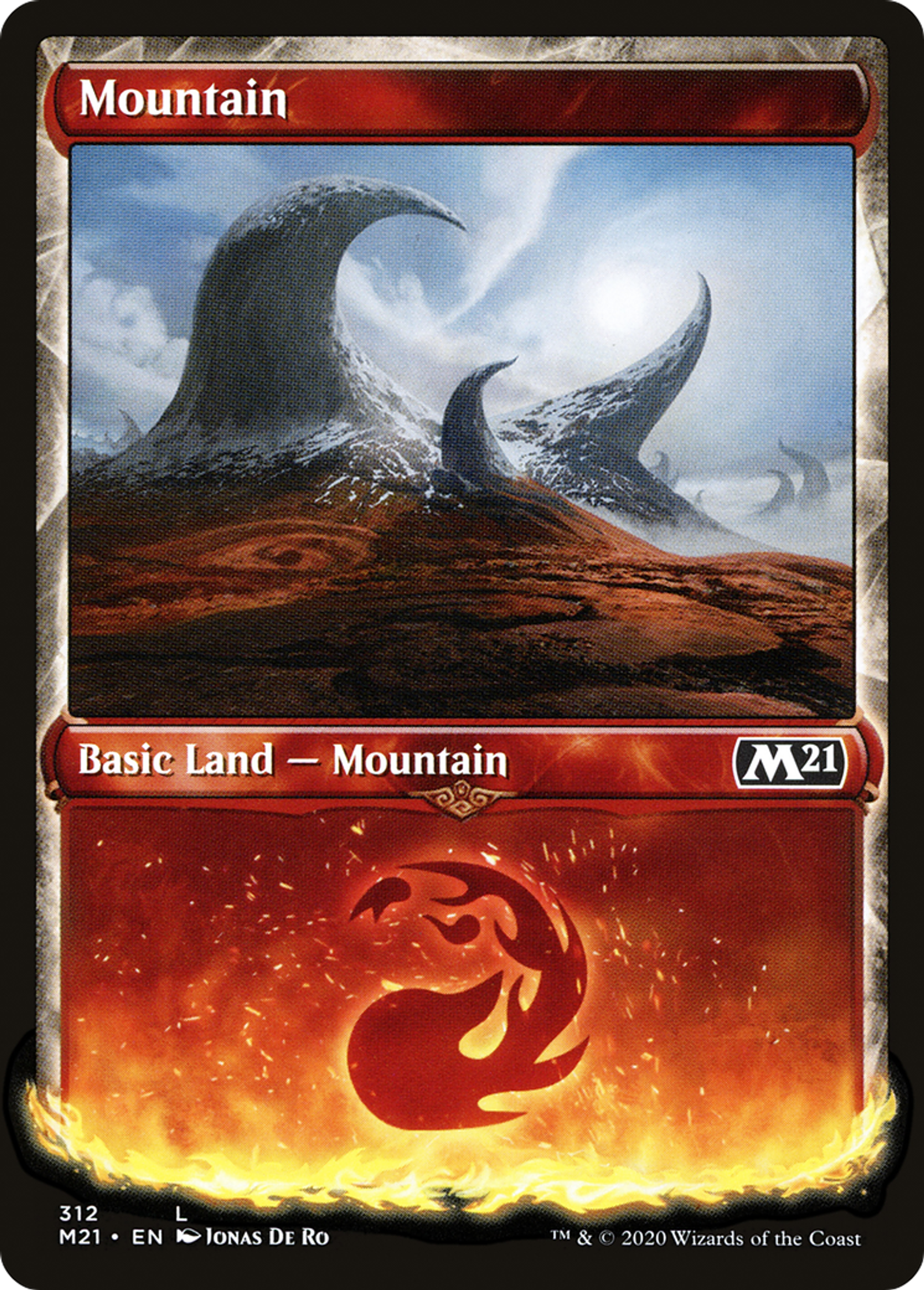 Montagne — Core Set 2021 — Magic: The Gathering